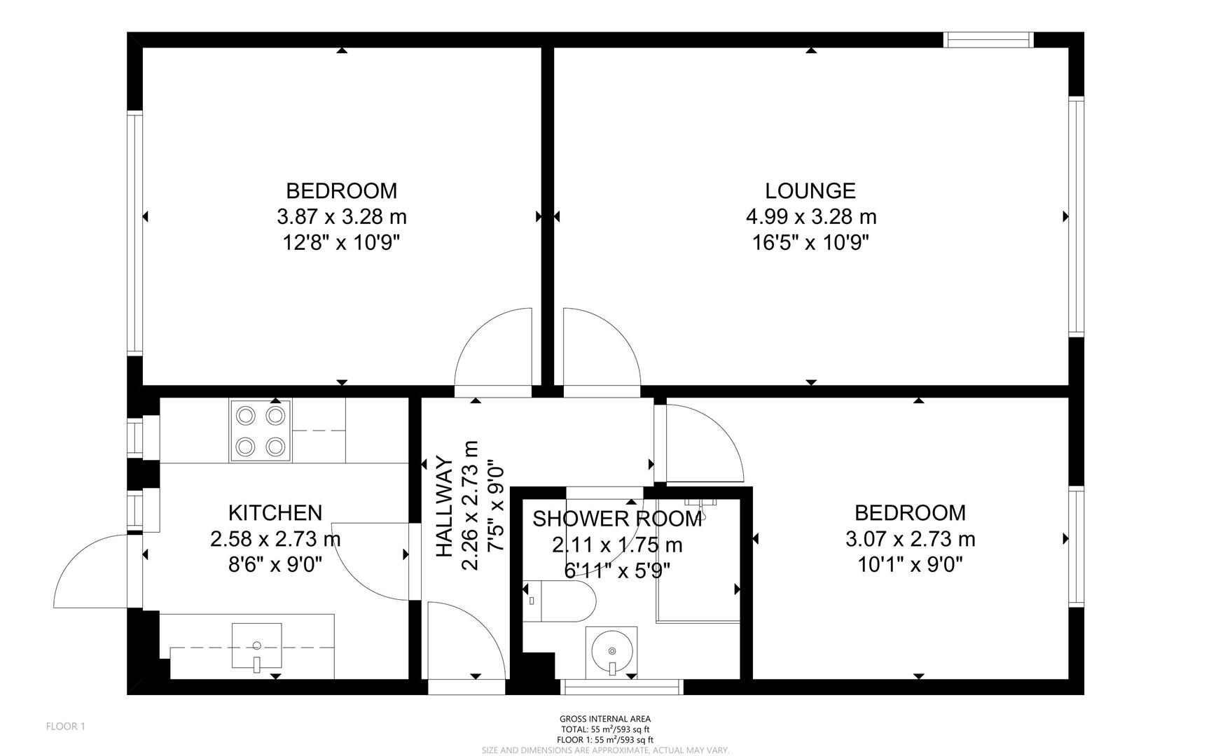 The Ridgeway, Herstmonceux, Hailsham BN27, 2 bedroom detached bungalow for sale 63346008