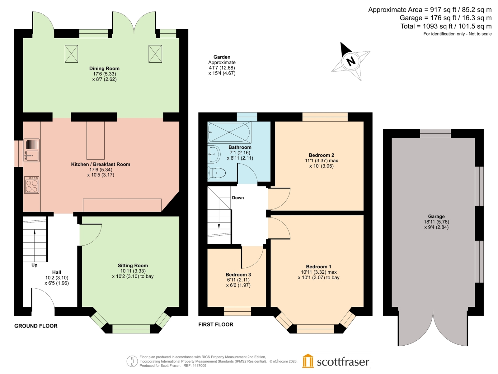 61, Kiln Lane, Oxford floorplan