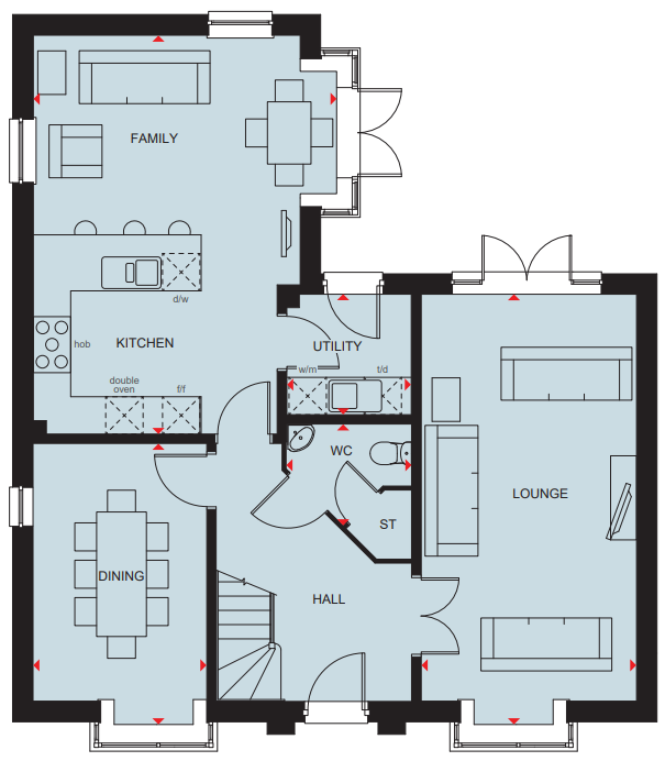 H877363, Galena Drive, Niort Way, Wellingborough floorplan