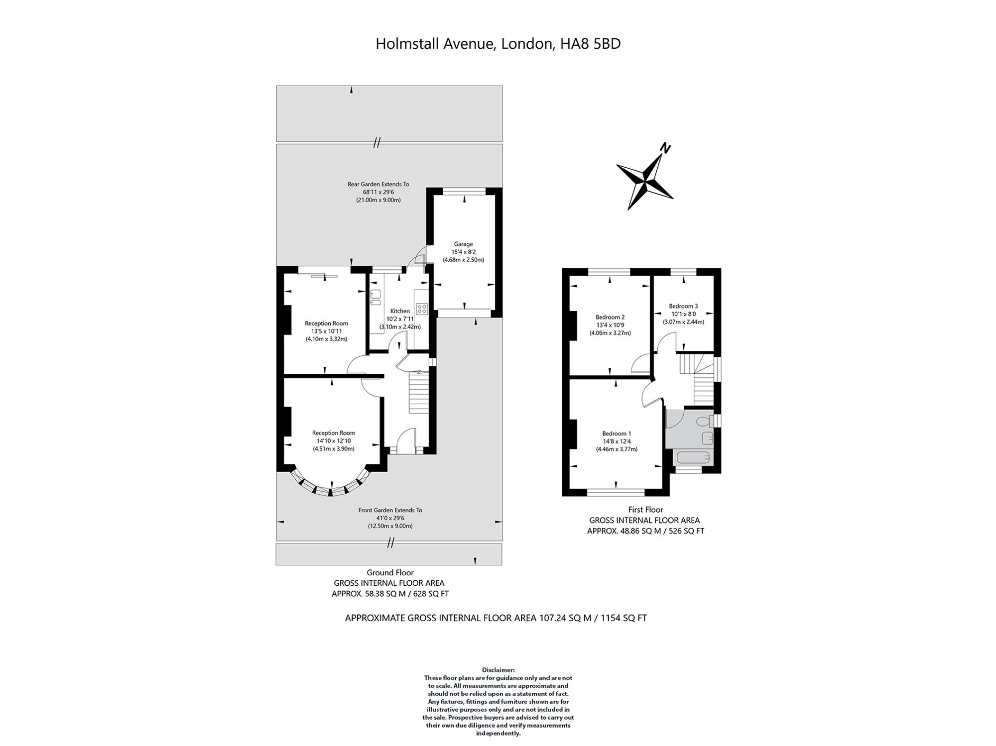 50 Holmstall Avenue, Edgware floorplan
