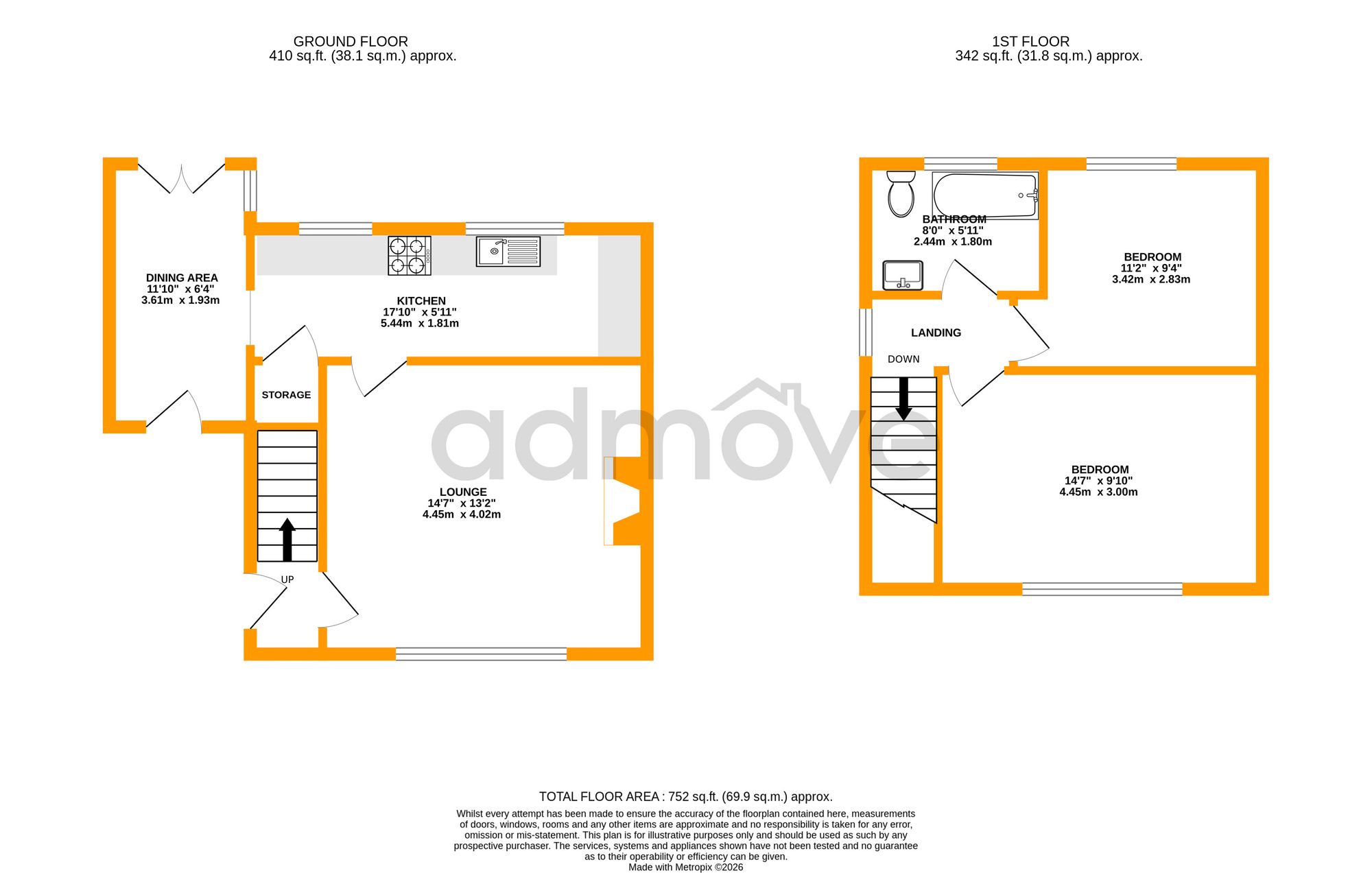27 Newman Street, Warrington floorplan