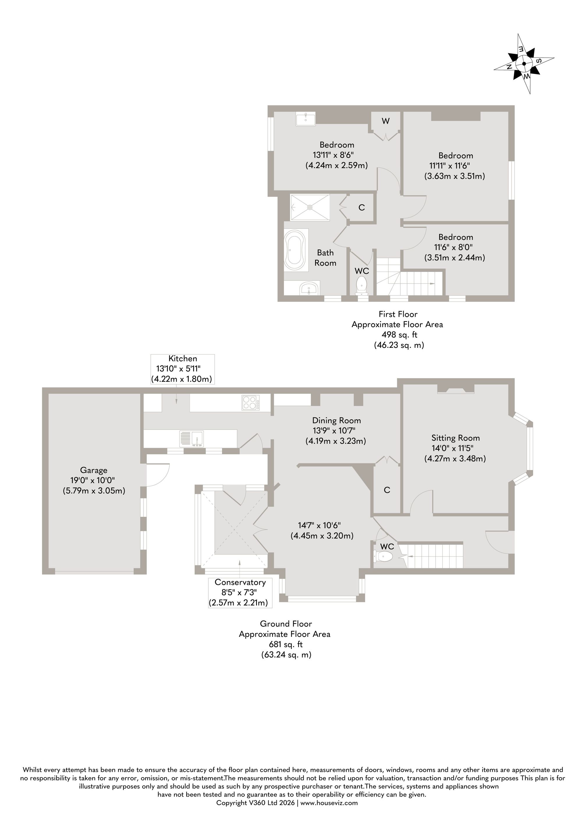 6 Lower Lincoln Street, Hunstanton floorplan