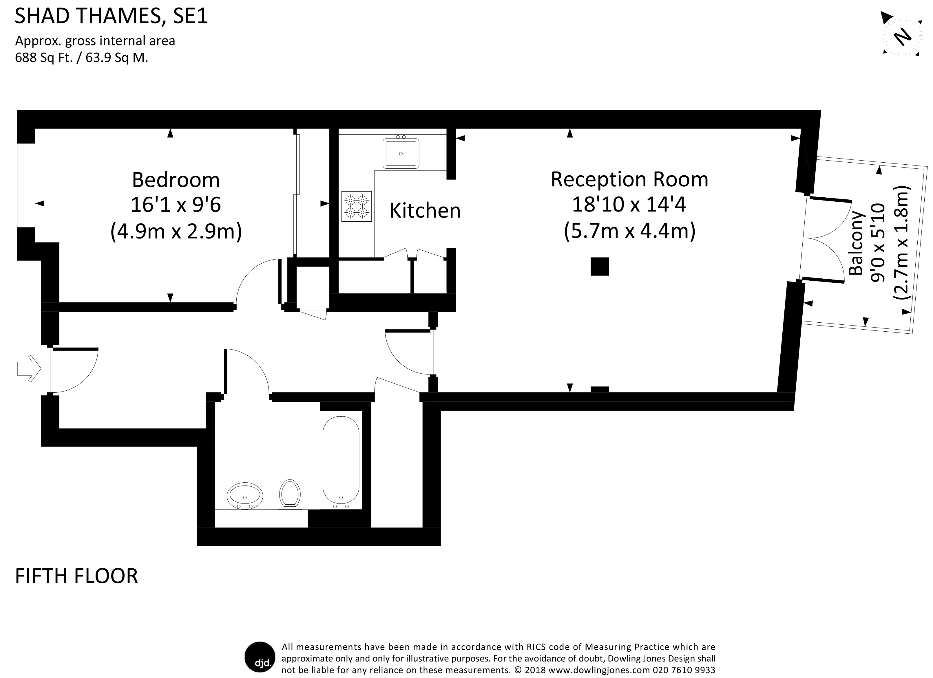 1 Bedrooms Flat to rent in Shad Thames, London SE1