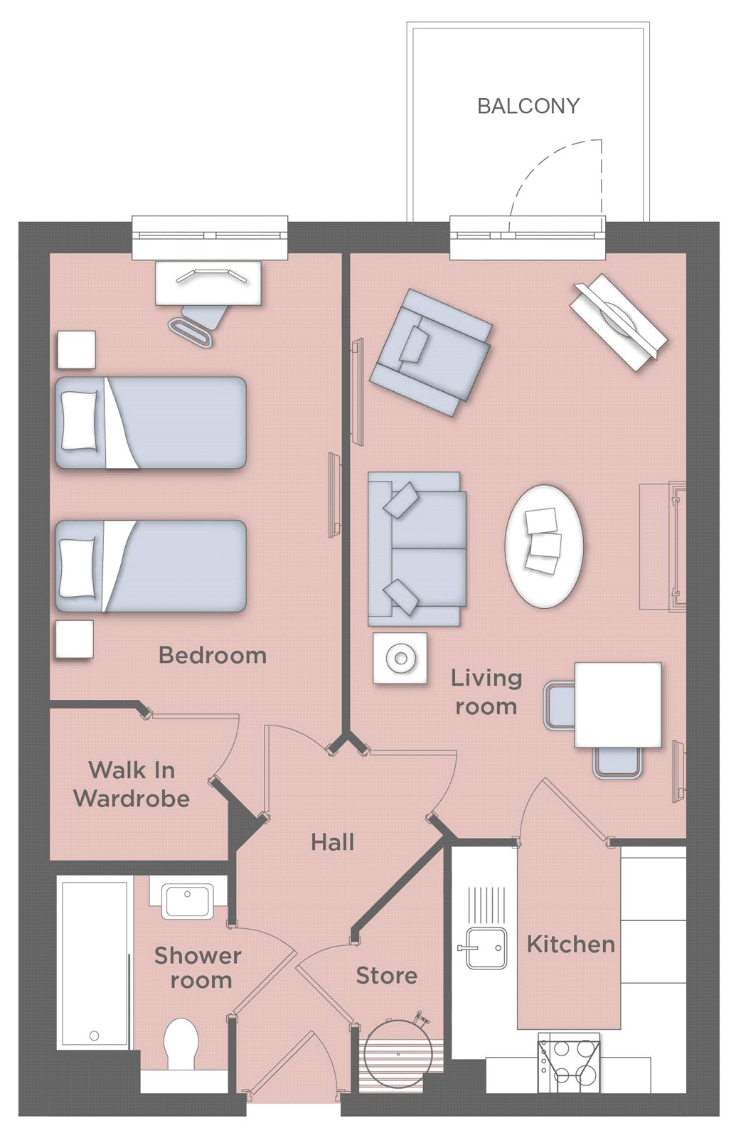 Apartment 8 Otter Lodge, 8, 8 Otter Lodge, Honiton floorplan