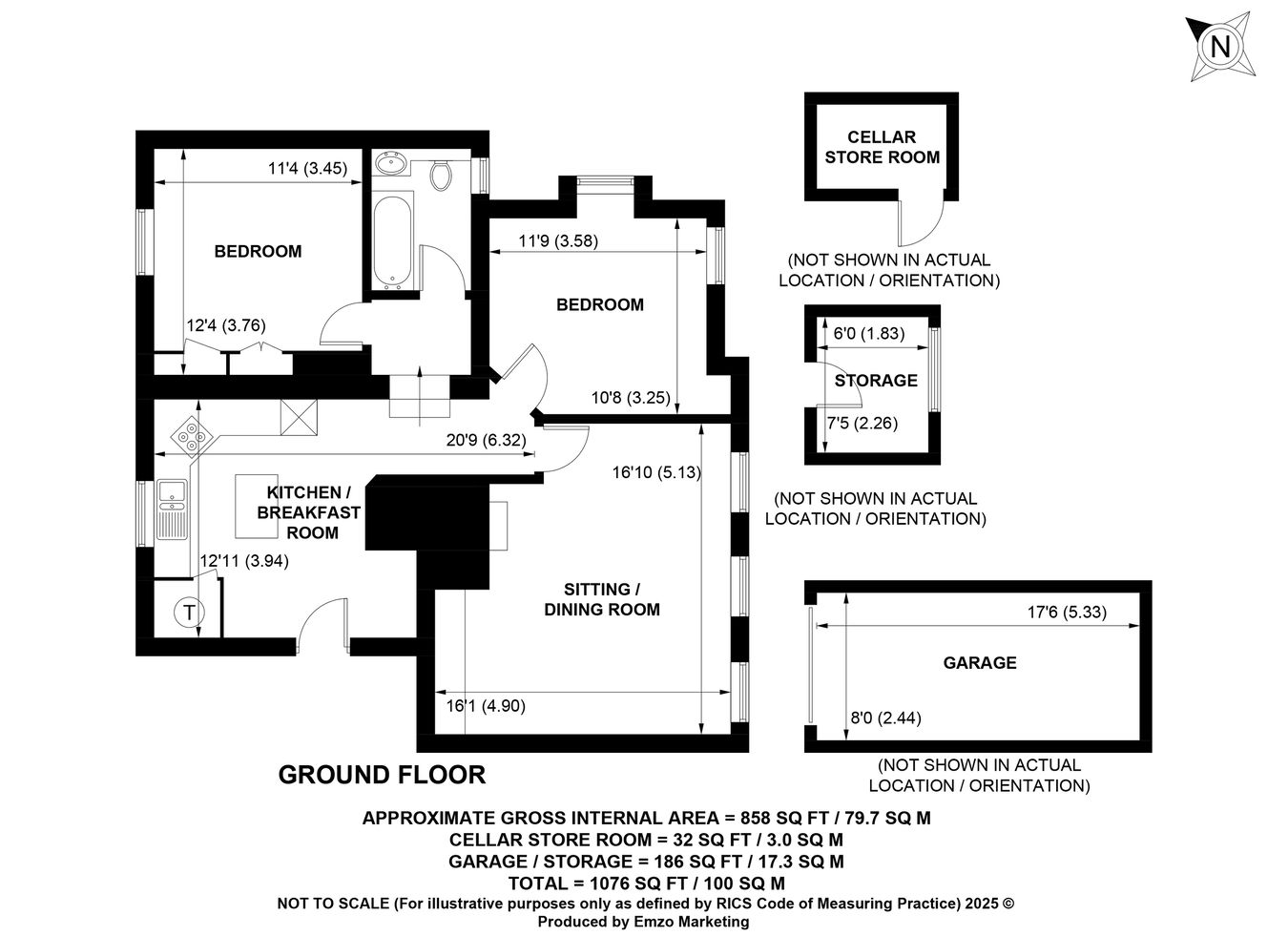 Elcombes, High Street, Lyndhurst floorplan