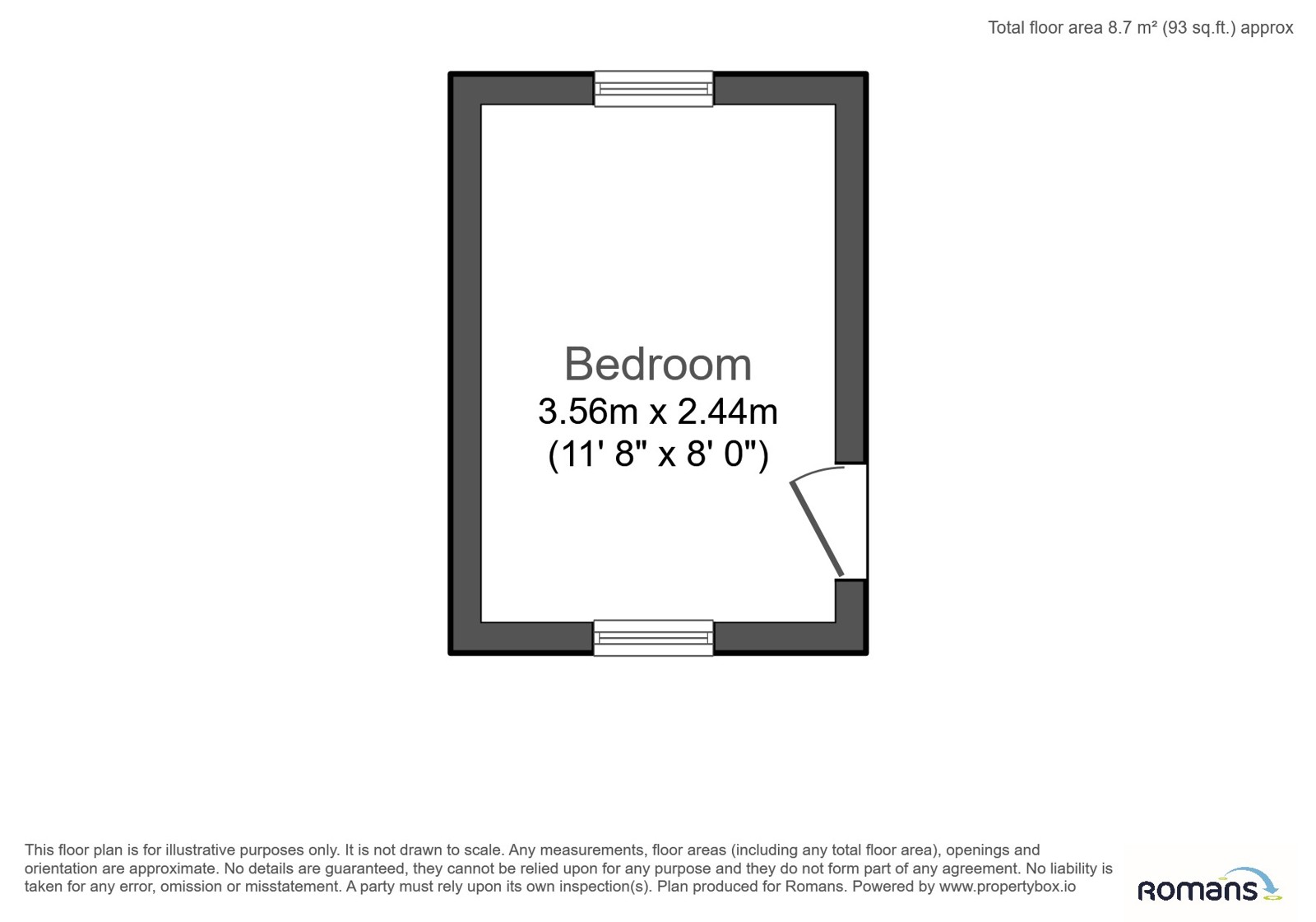 Room 3, 50, Pleydell Road, Wiltshire floorplan