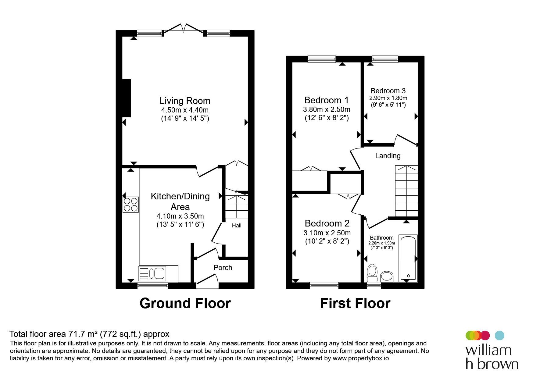 52, Willow Garth Avenue, LEEDS floorplan