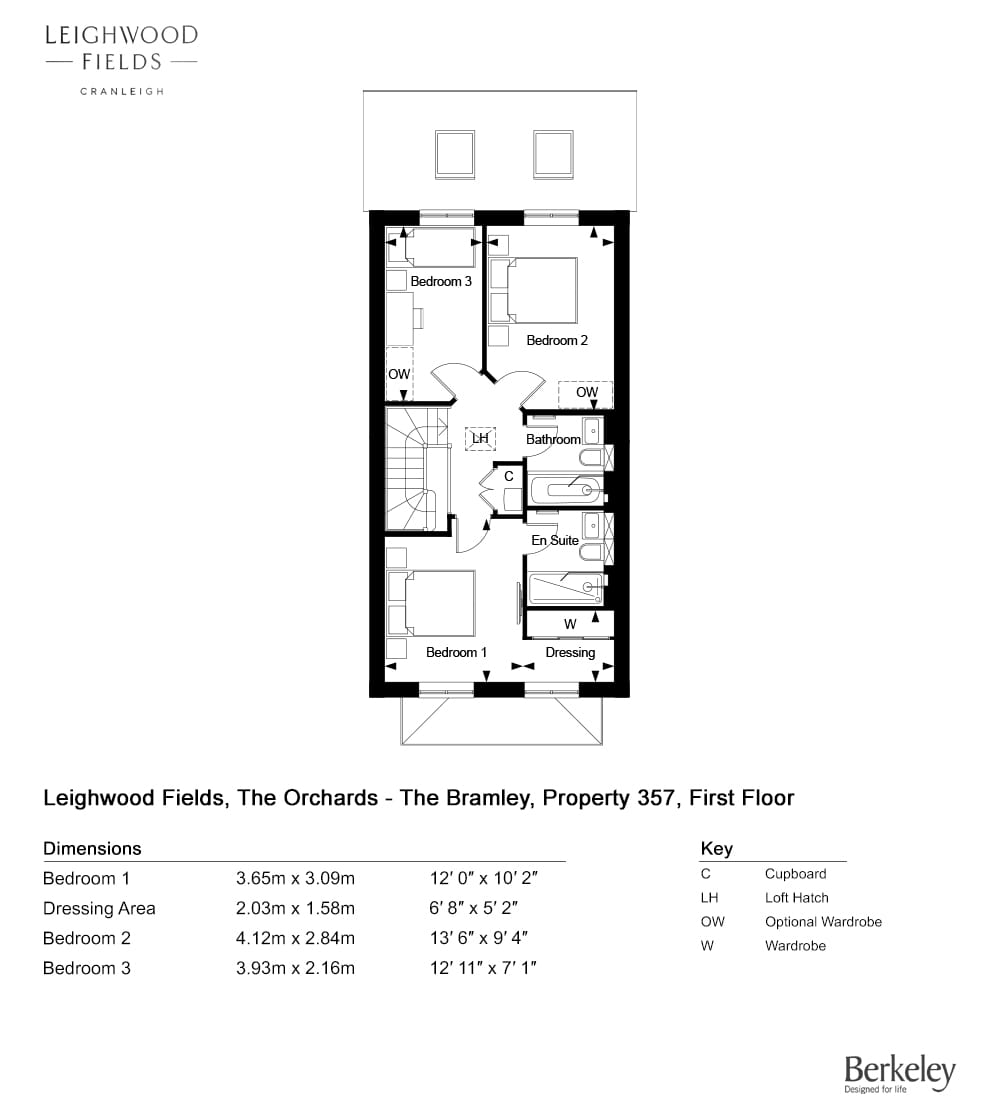357, Cranleigh, Gu6 8Wq, Cranleigh floorplan