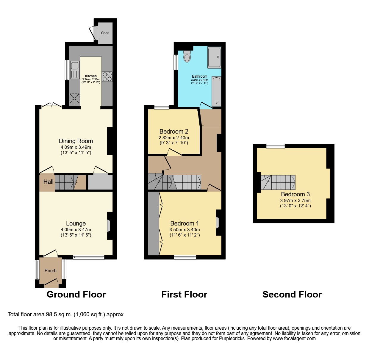 232, High Street, Rochester floorplan