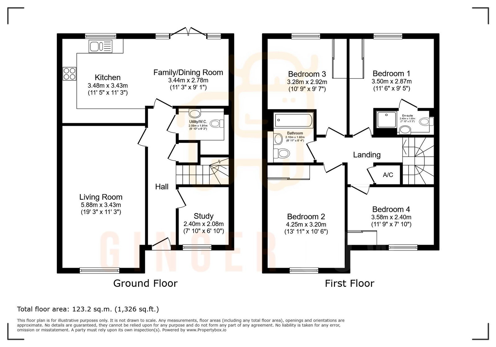 7, Priory Road, Wixams floorplan
