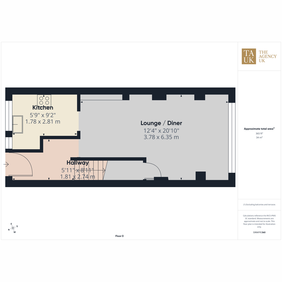 Flat 3, 24, Creek Road, Hayling Island floorplan