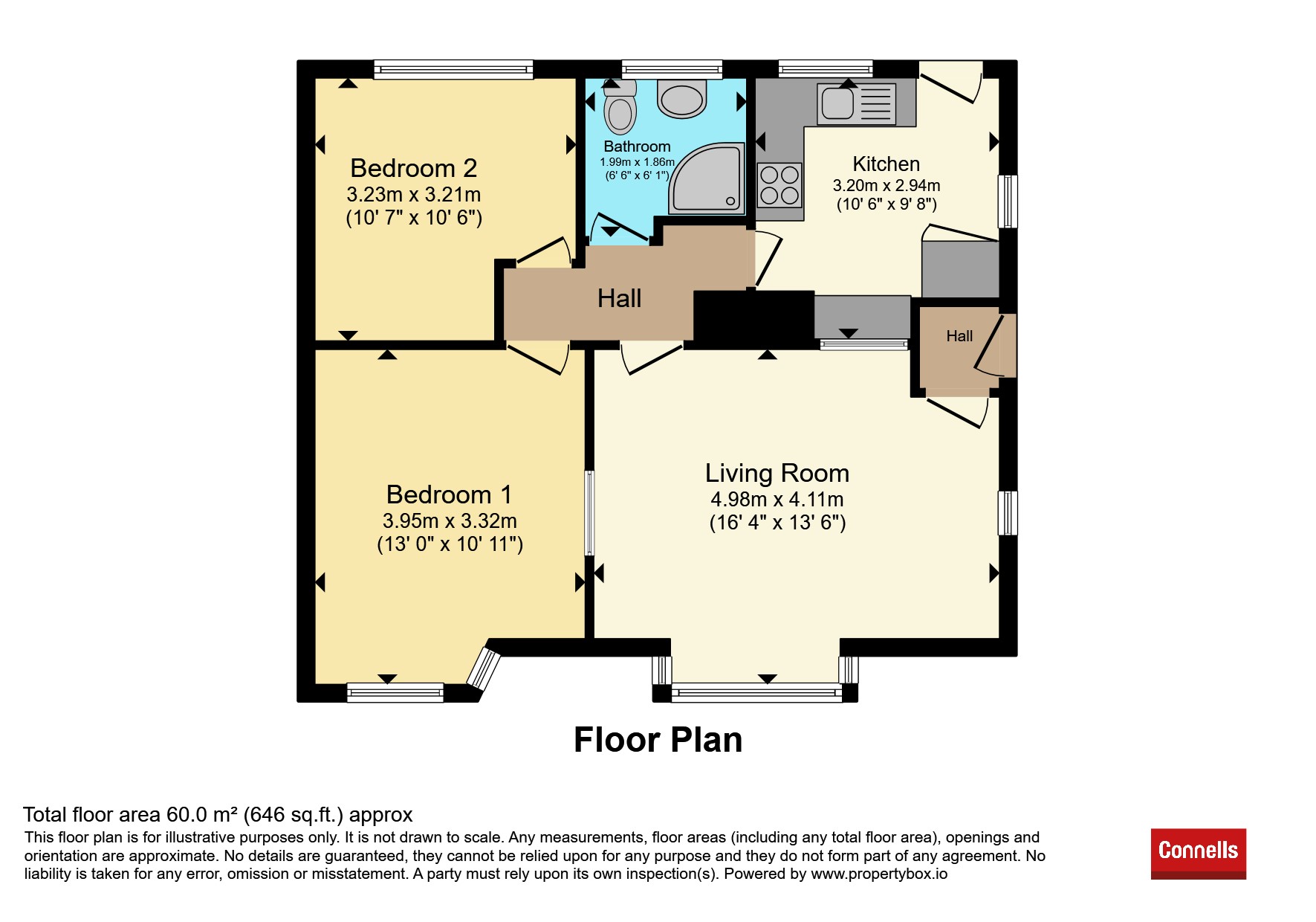 63, Amados Drive, Plymouth floorplan