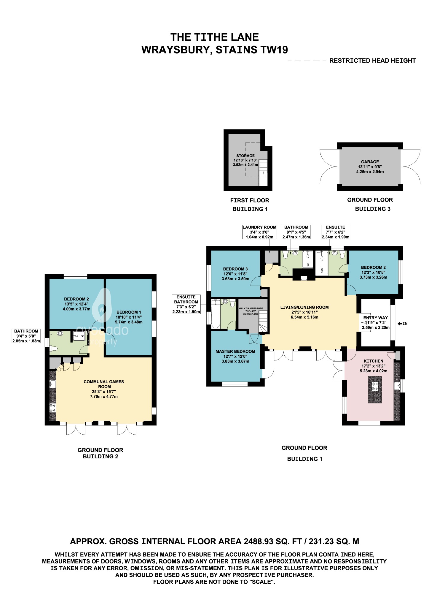 3, Tithe Lane, Staines-Upon-Thames floorplan