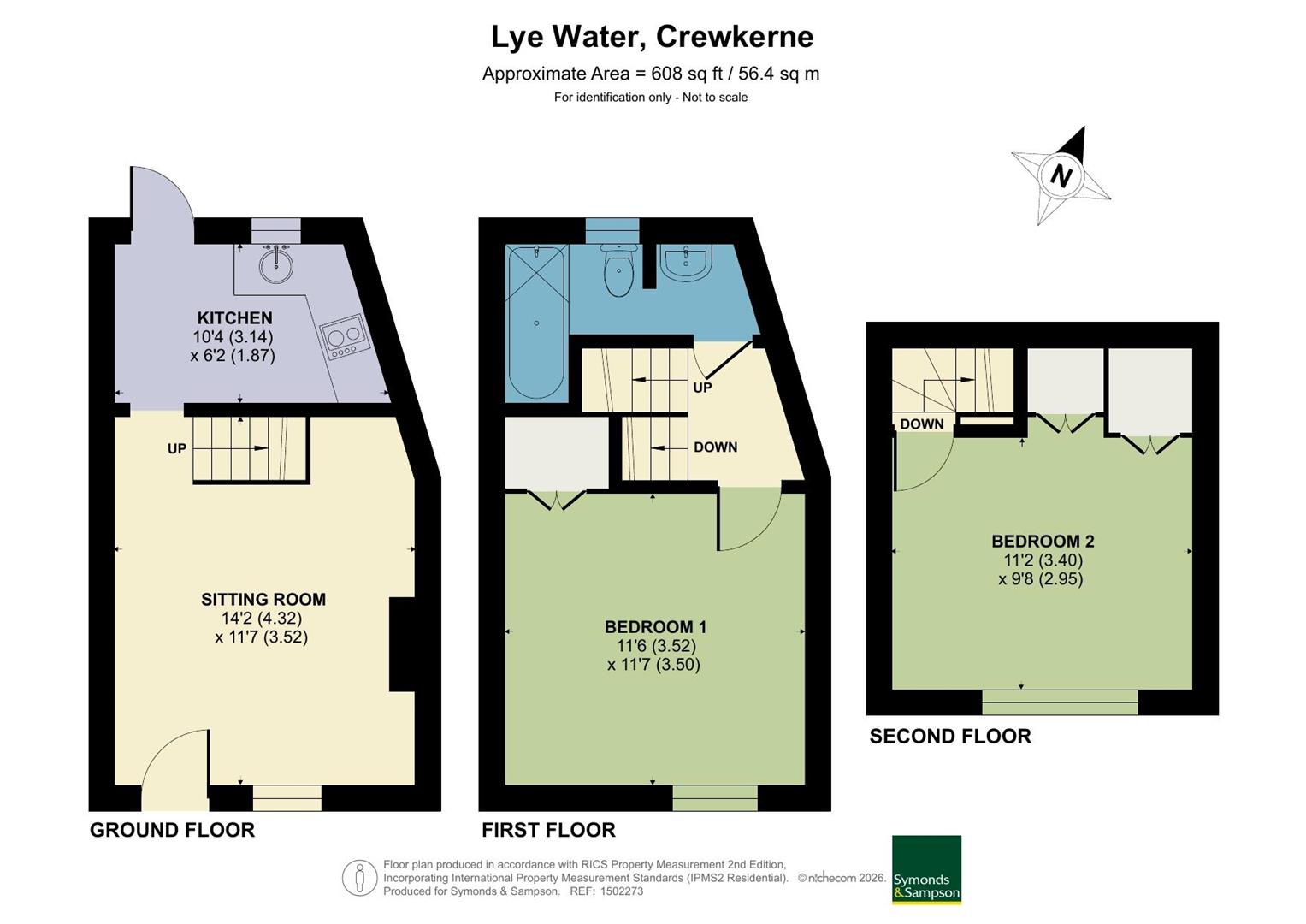 12, Lye Water, Crewkerne floorplan