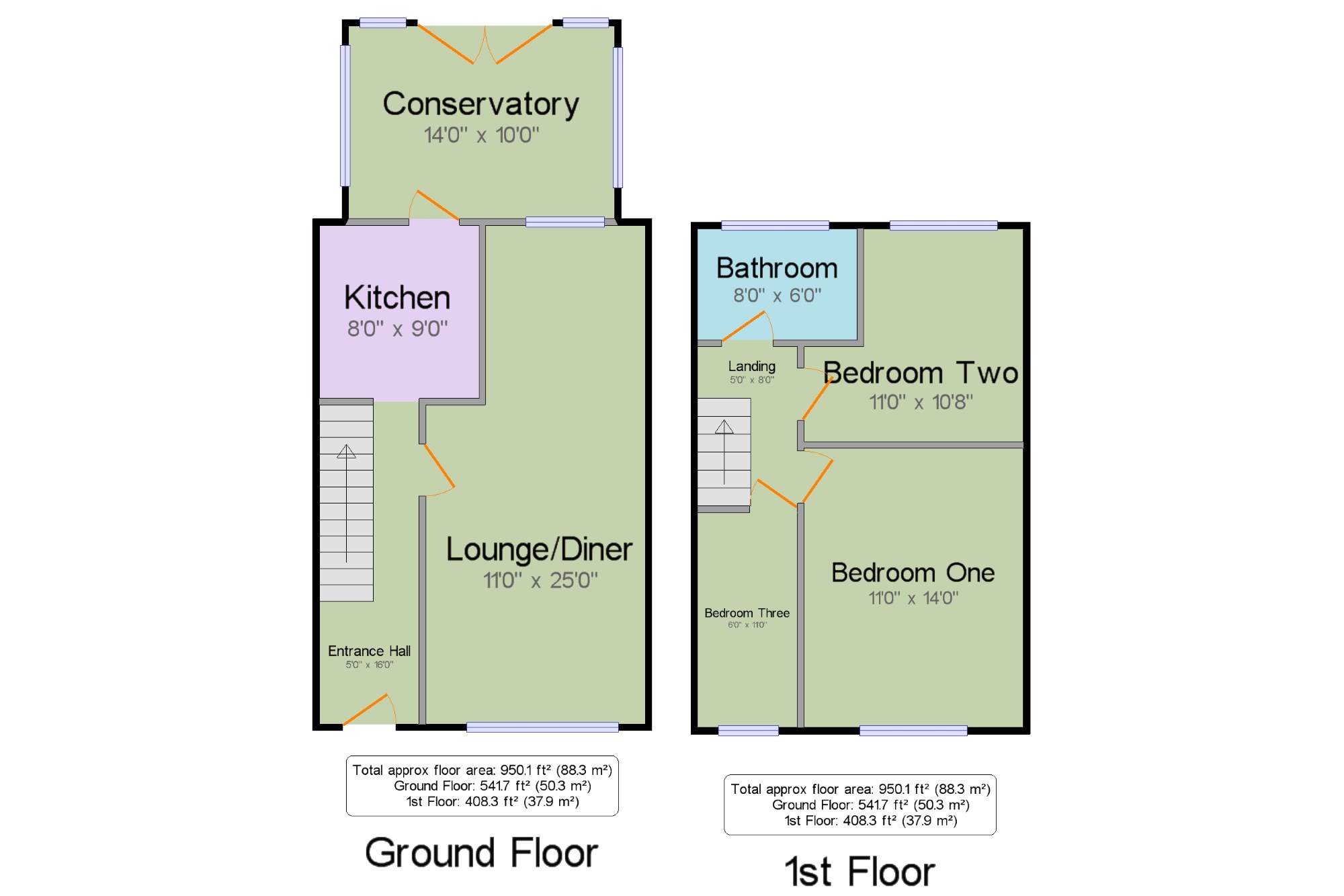 3 Bedrooms Terraced house for sale in Felborough Close, Chilham, Canterbury, Kent CT4