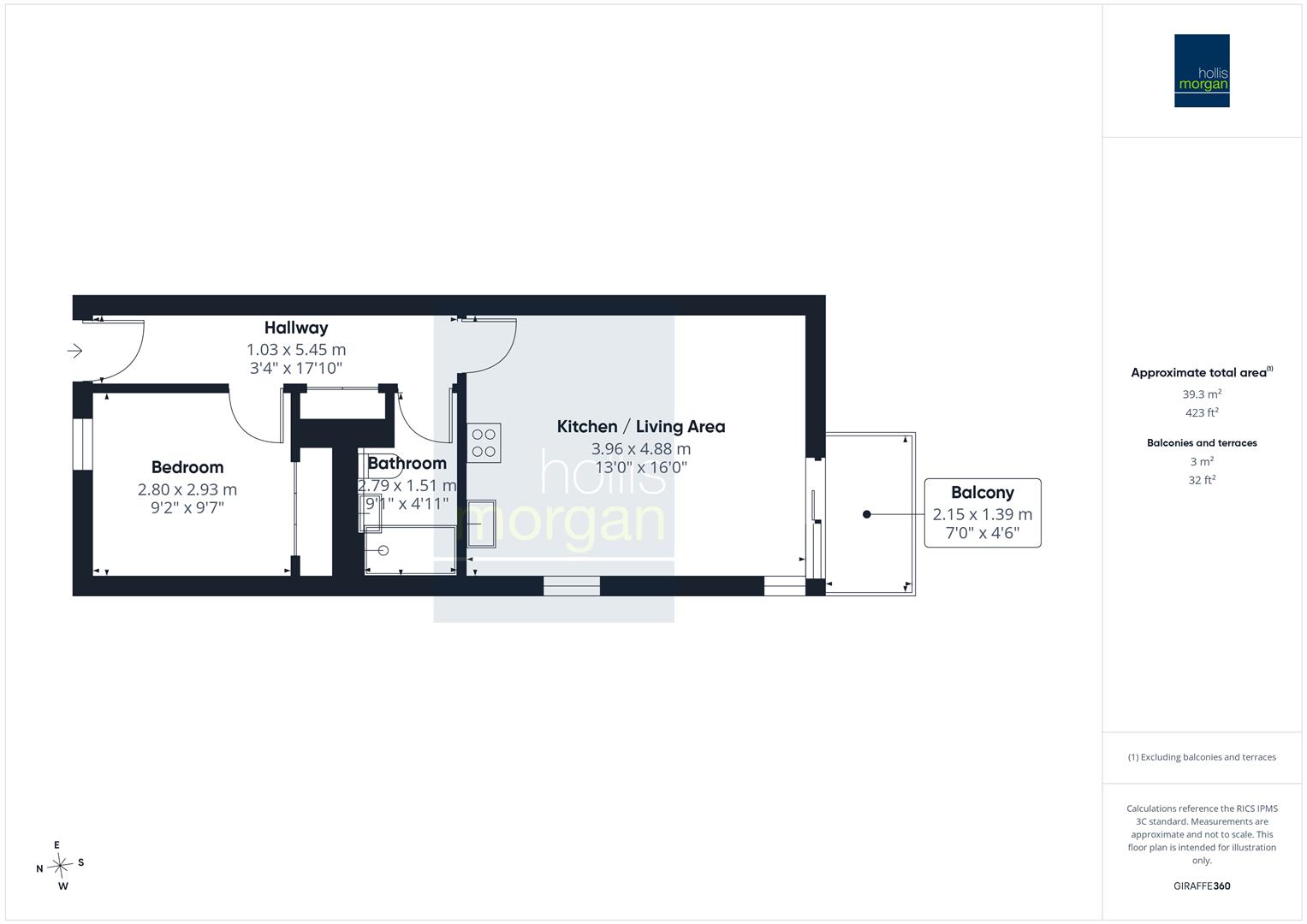 1, Dockside, Hotwell Road, Bristol floorplan