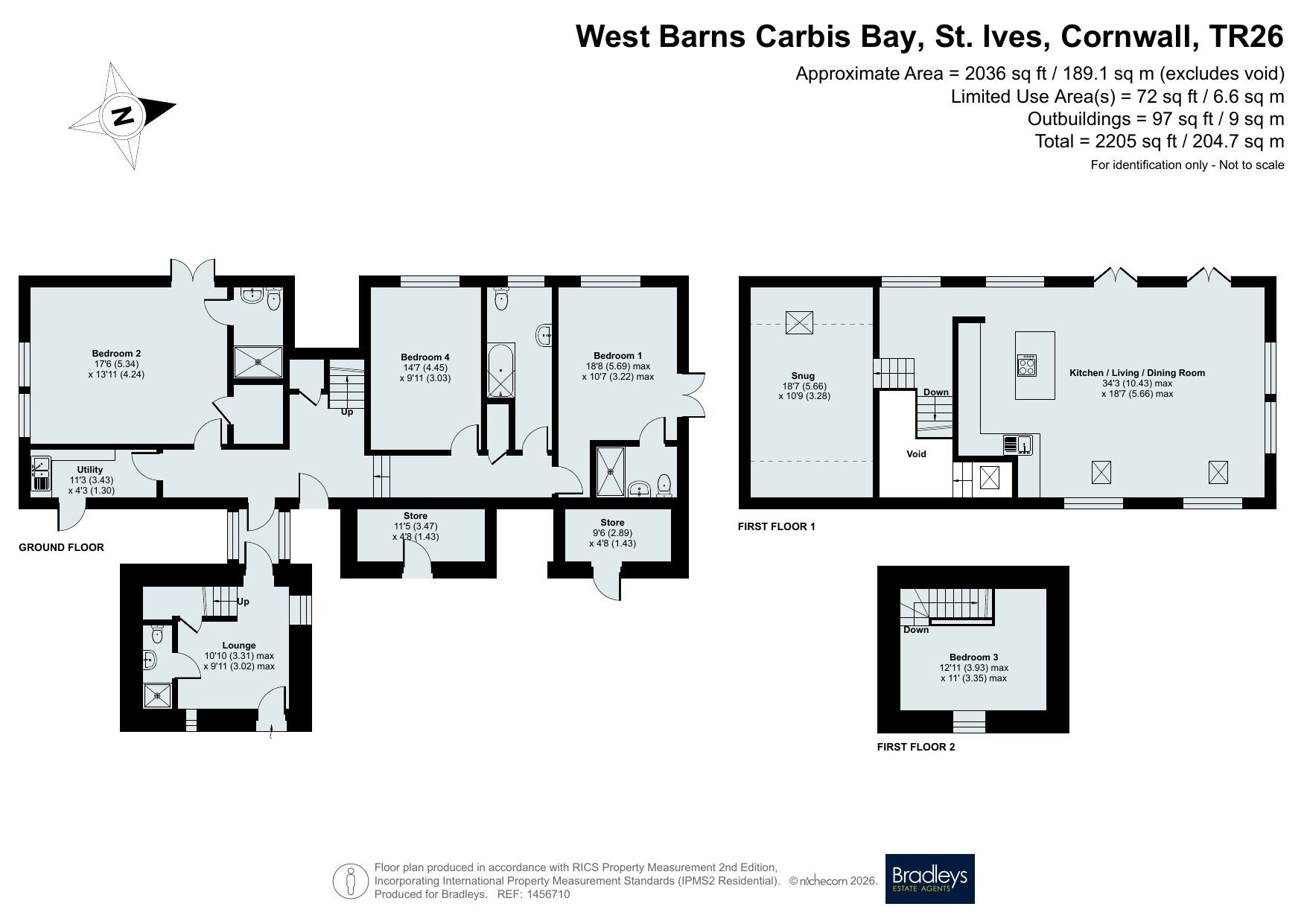West Barns,, Carbis Bay, Cornwall floorplan