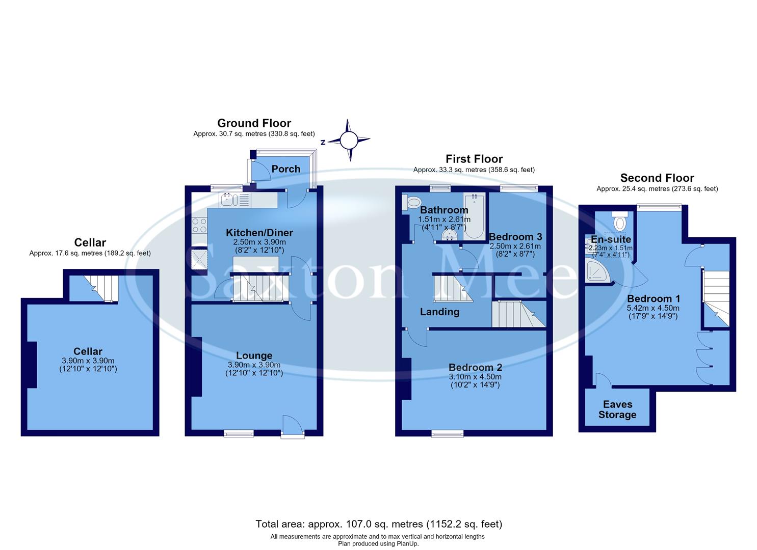 Cross Lane, Sheffield floorplan
