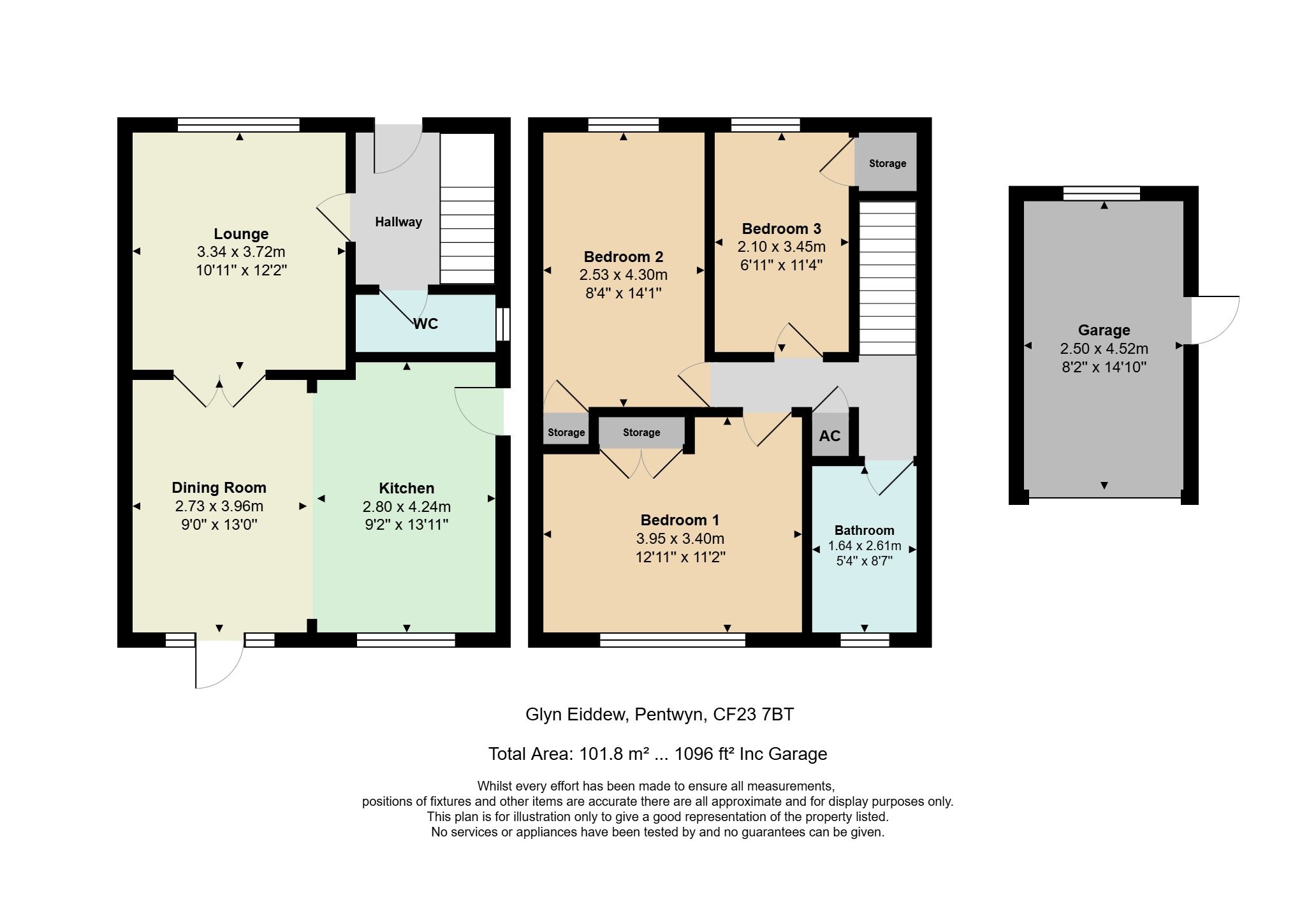 201 Glyn Eiddew, Cardiff floorplan
