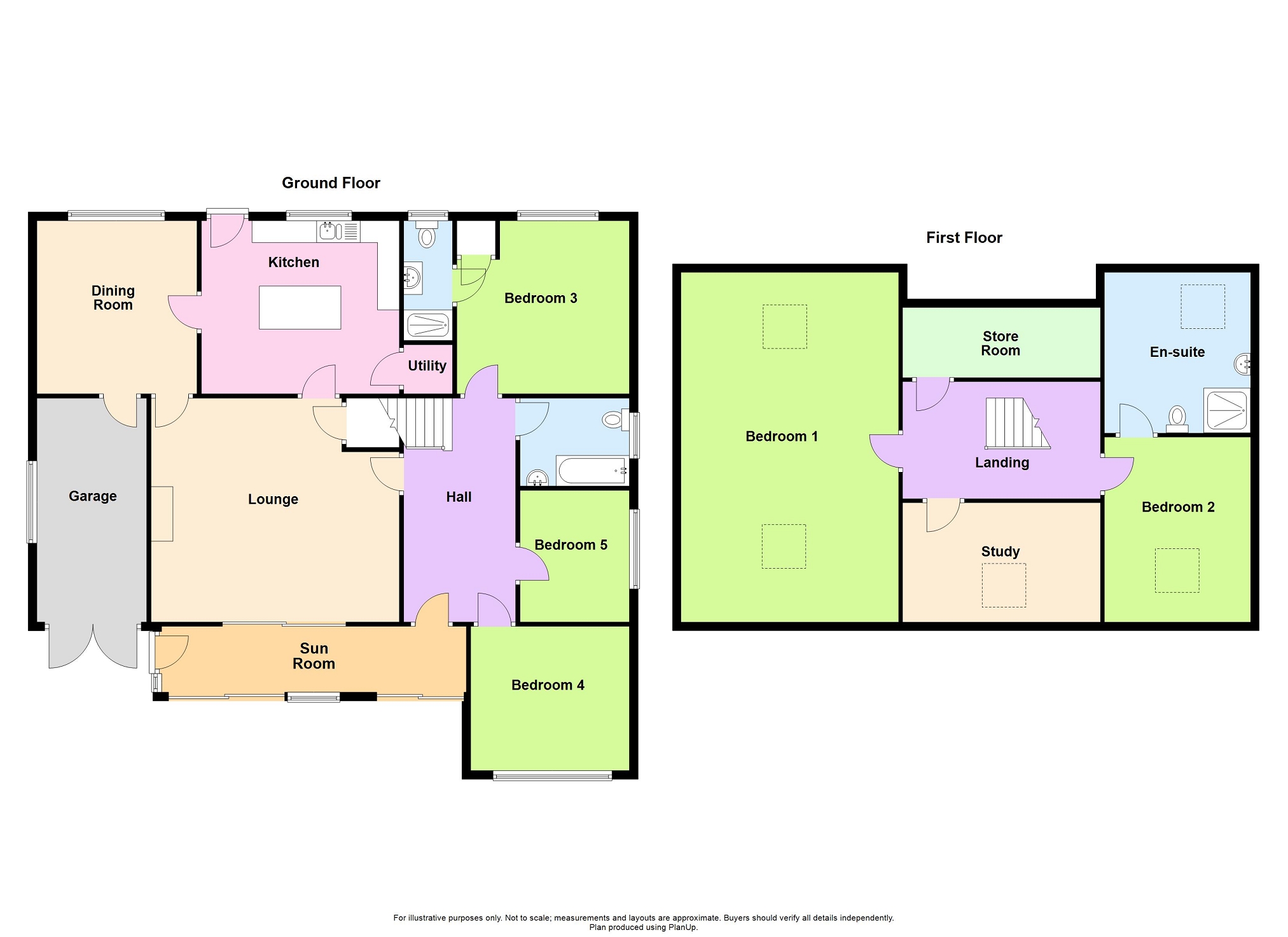 The Brambles, School Road, Abercrave floorplan
