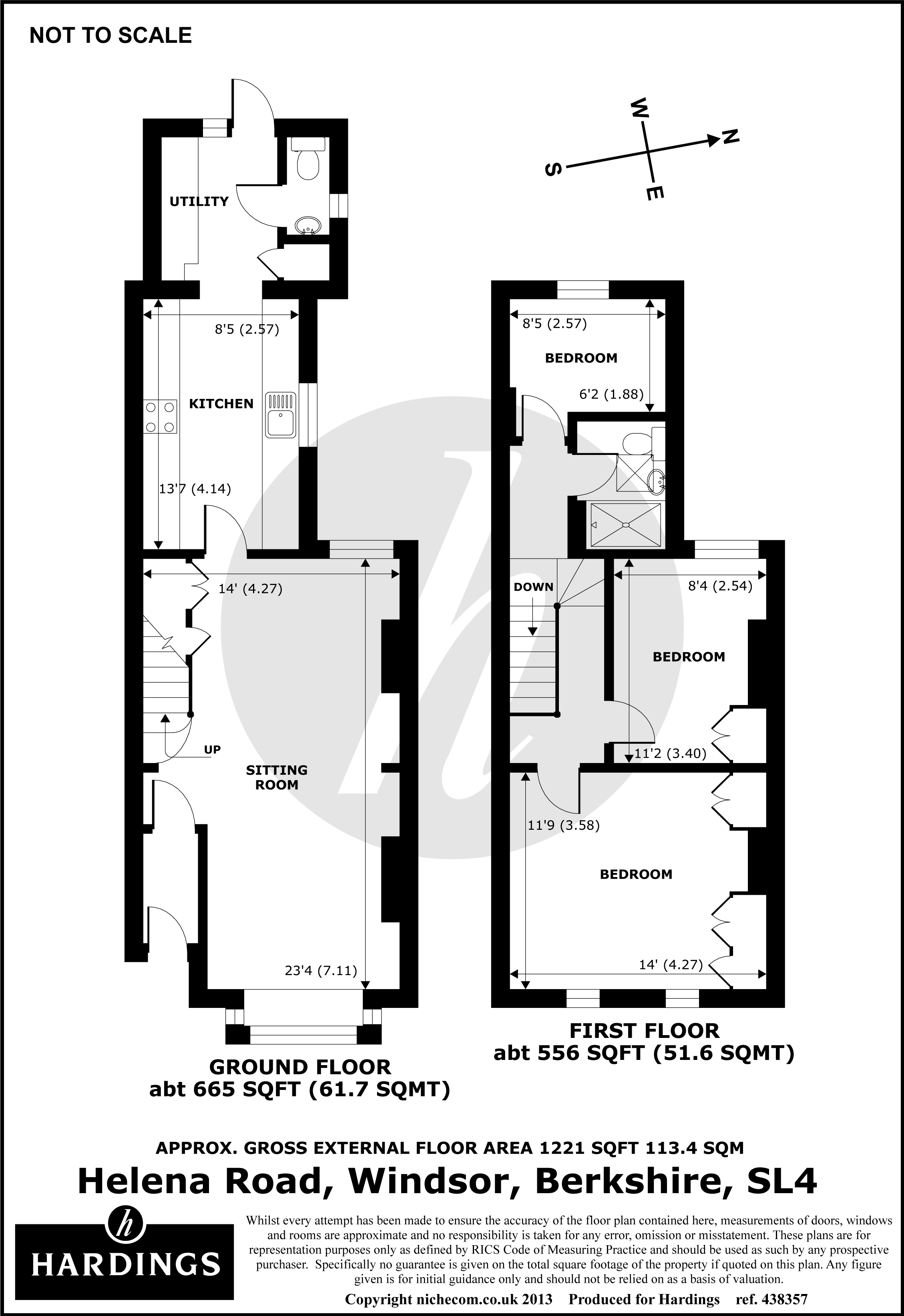 3 Bedrooms Terraced house for sale in Helena Road, Windsor, Berkshire SL4