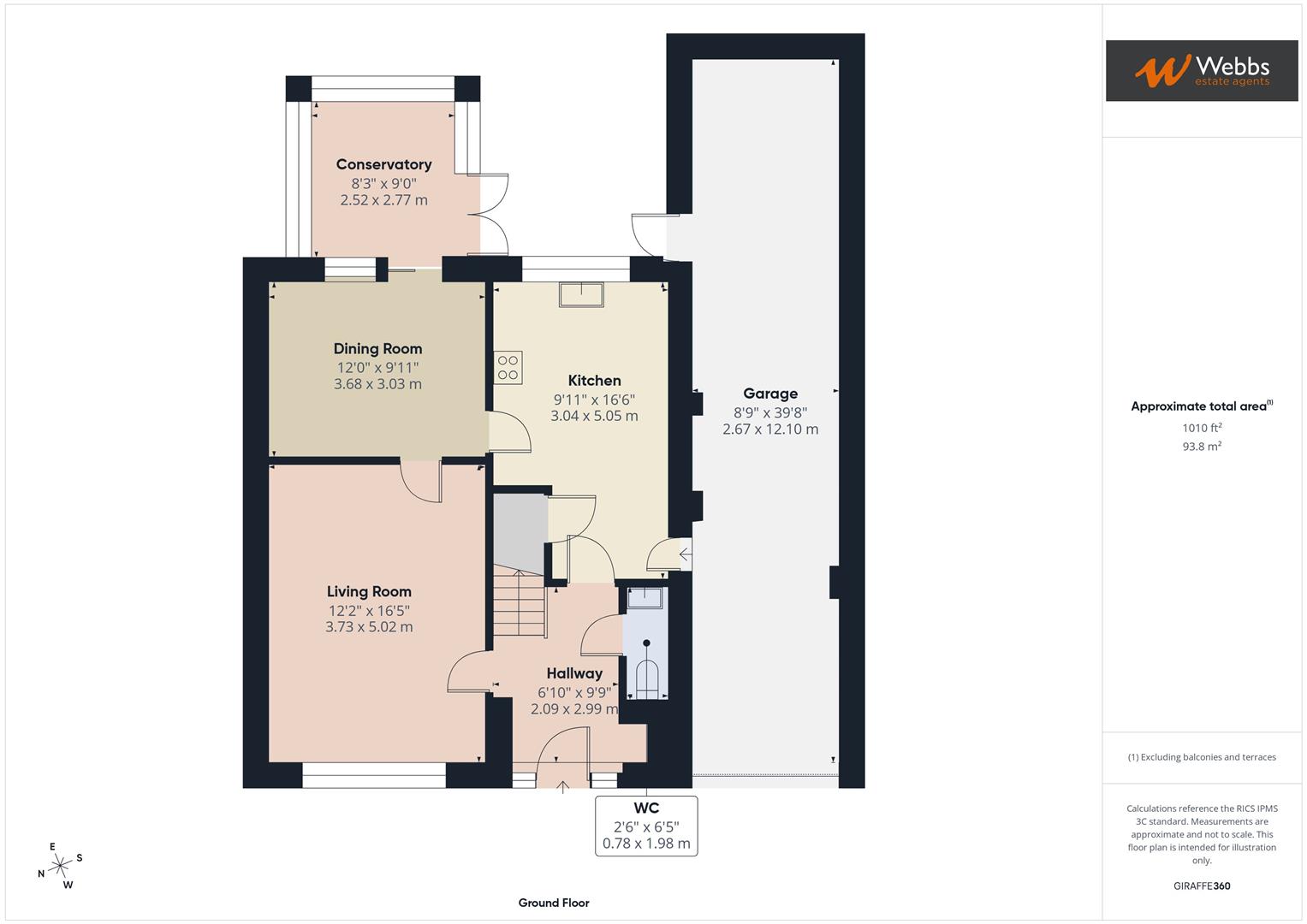 11, Charlotte Close, Stafford floorplan