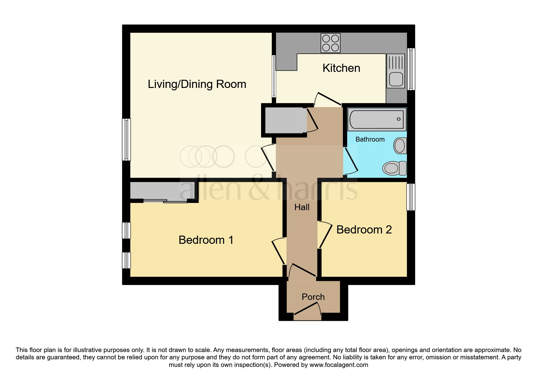 21, Chaveywell Court, Castle Street, Calne floorplan