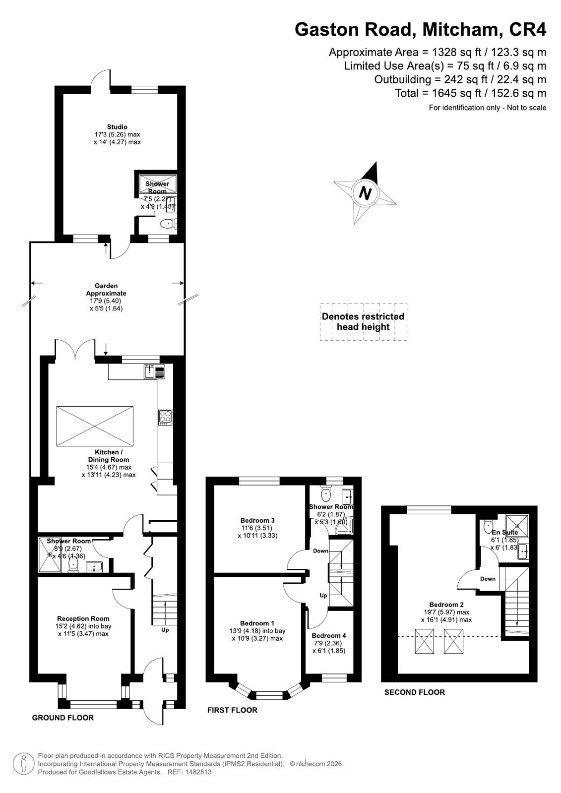 18, Gaston Road, Mitcham floorplan