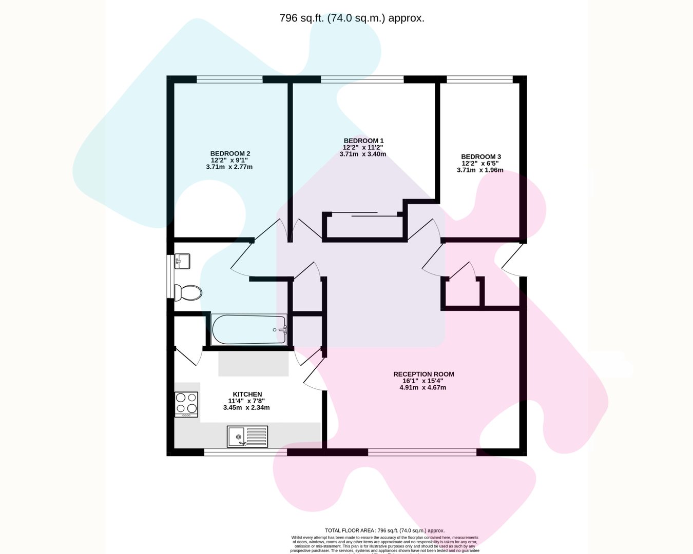 100b, Aldershot Road, FLEET floorplan