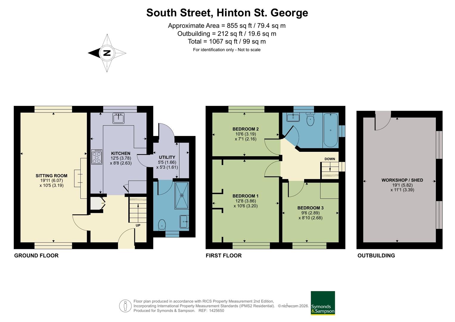 4, South Street, Hinton St. George floorplan