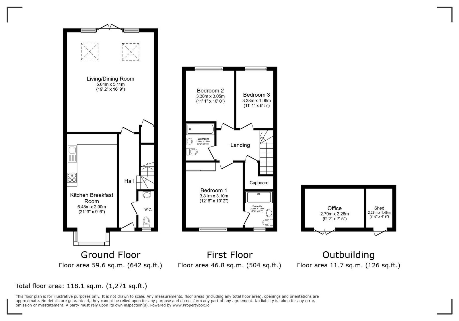 54, Chessall Avenue, Horsham floorplan