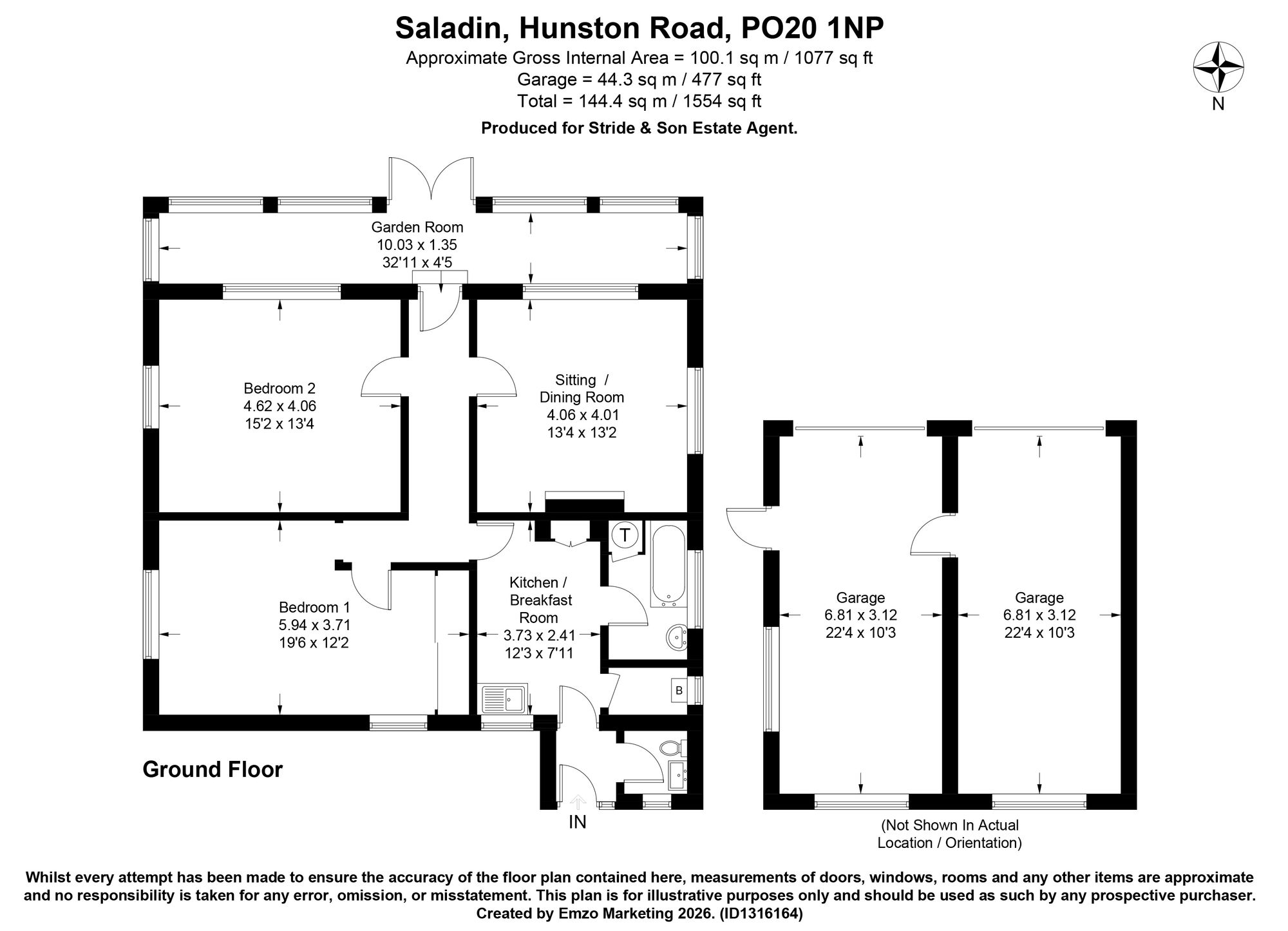 Saladin Hunston Road, Chichester floorplan