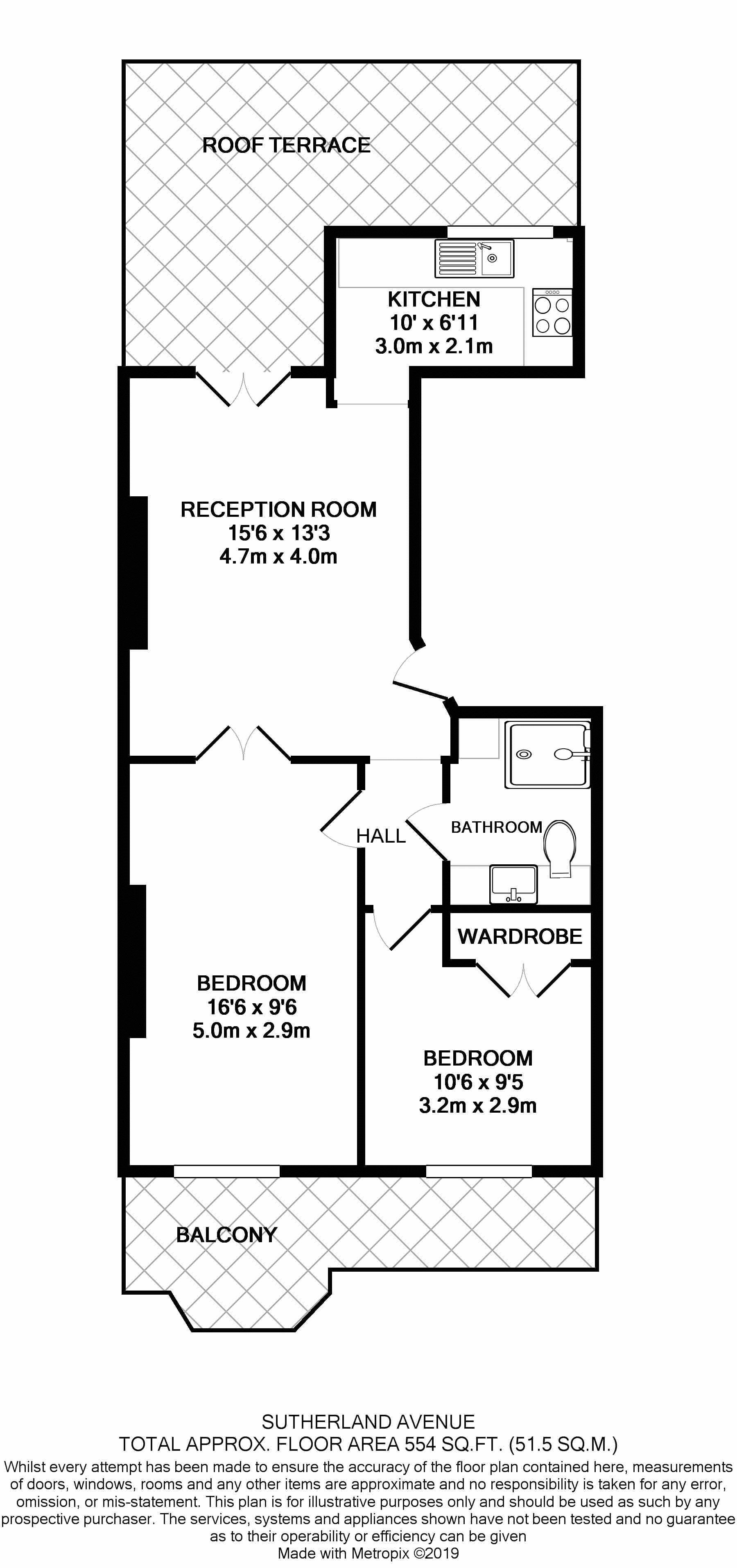 2 Bedrooms Flat for sale in Sutherland Avenue, London W9