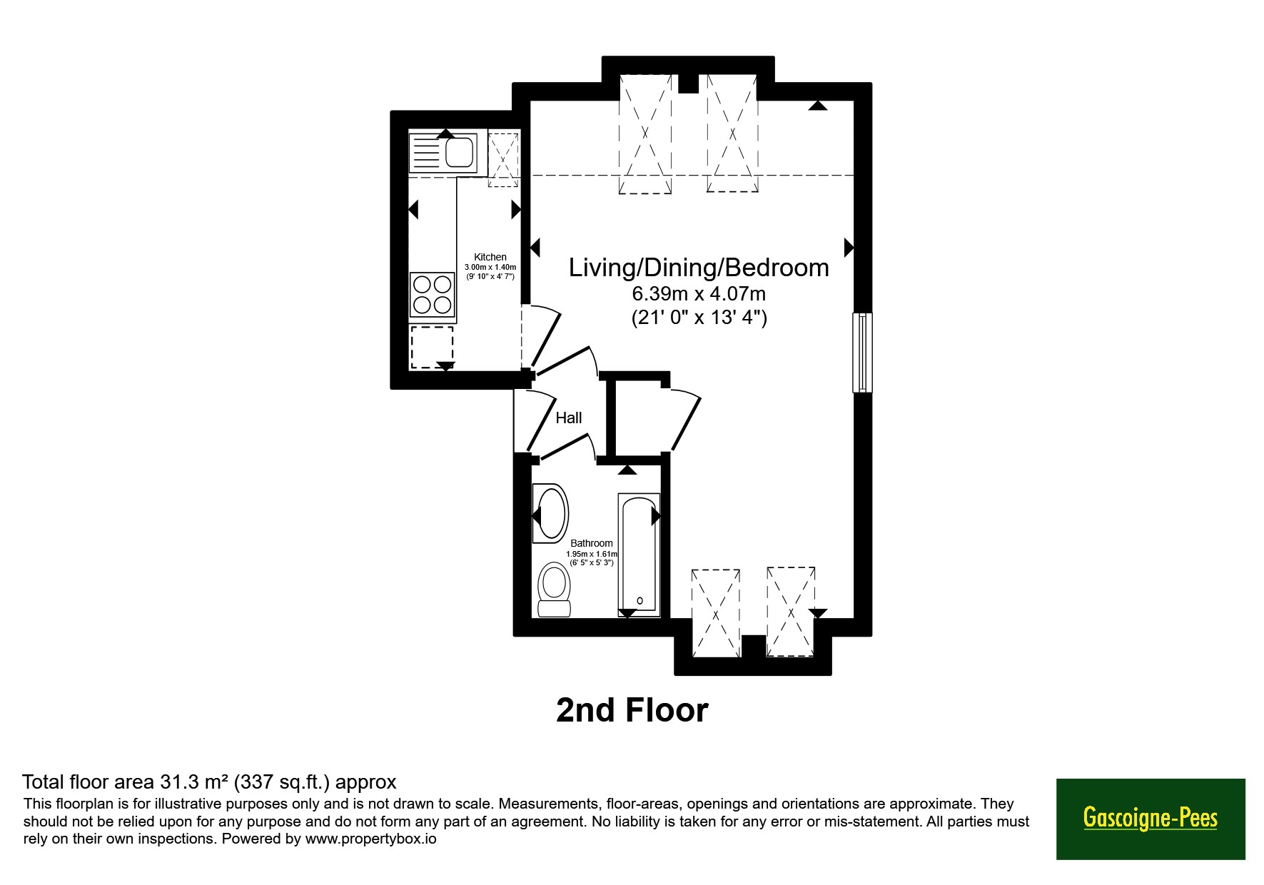 Flat 5, 8, Cambridge Road, Kingston upon Thames floorplan