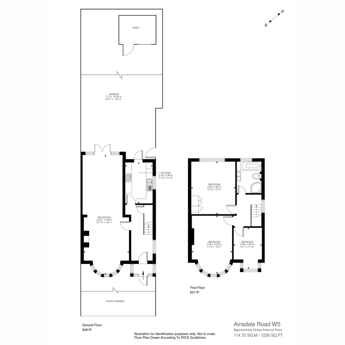 66, Ainsdale Road, London floorplan