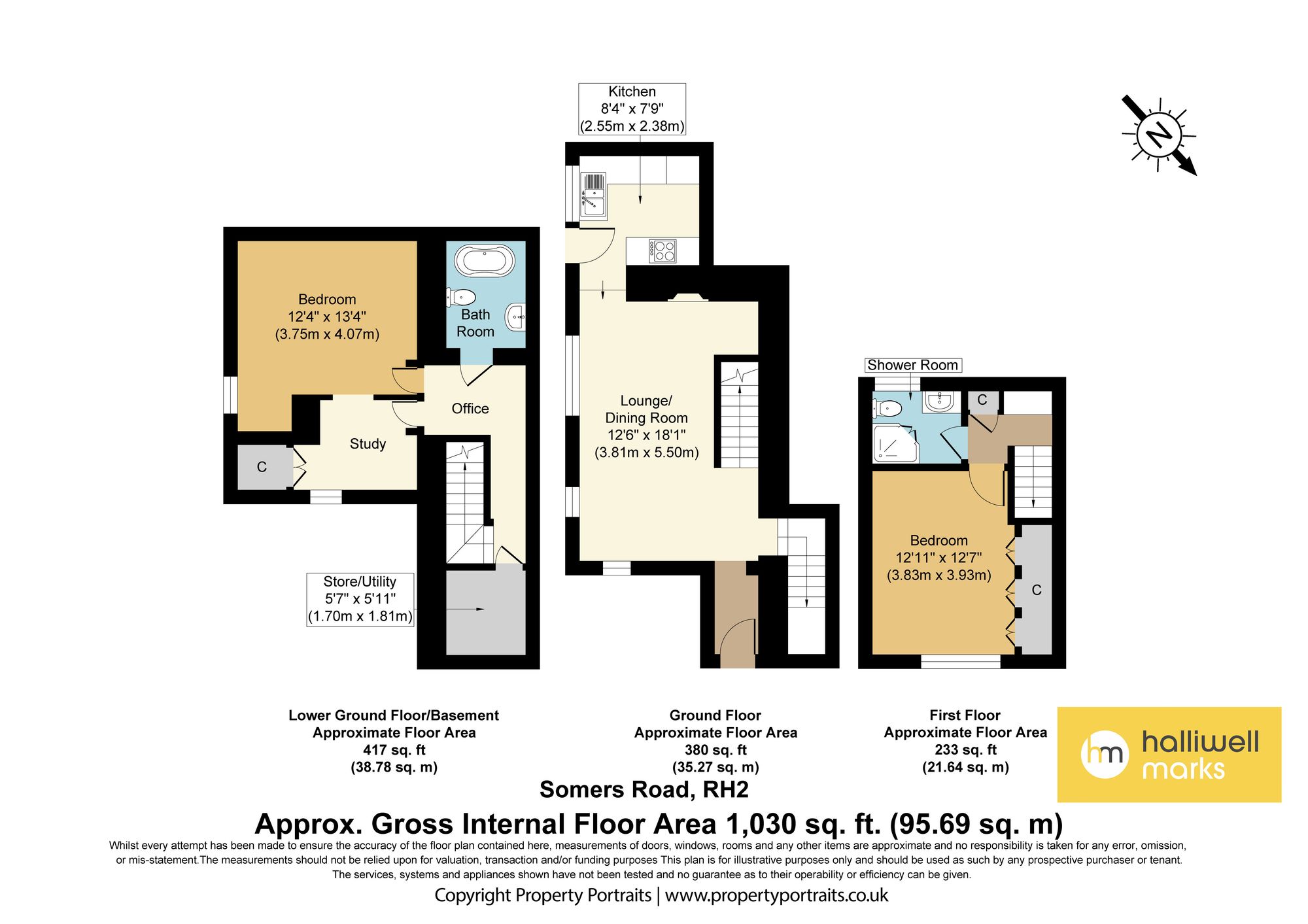 Briarwood, Reigate floorplan