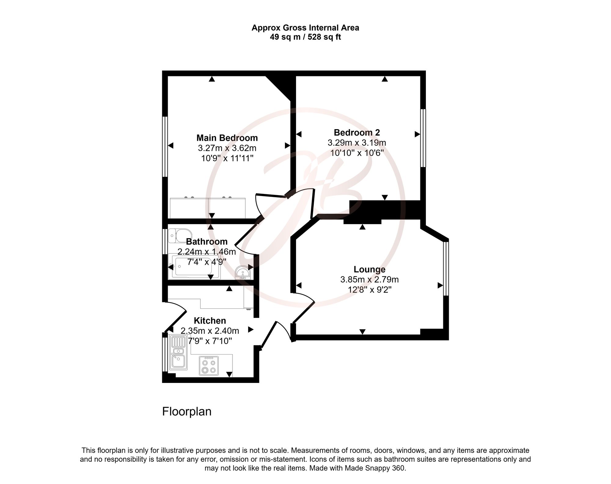 6 The Maisonettes Alberta Avenue, Sutton floorplan