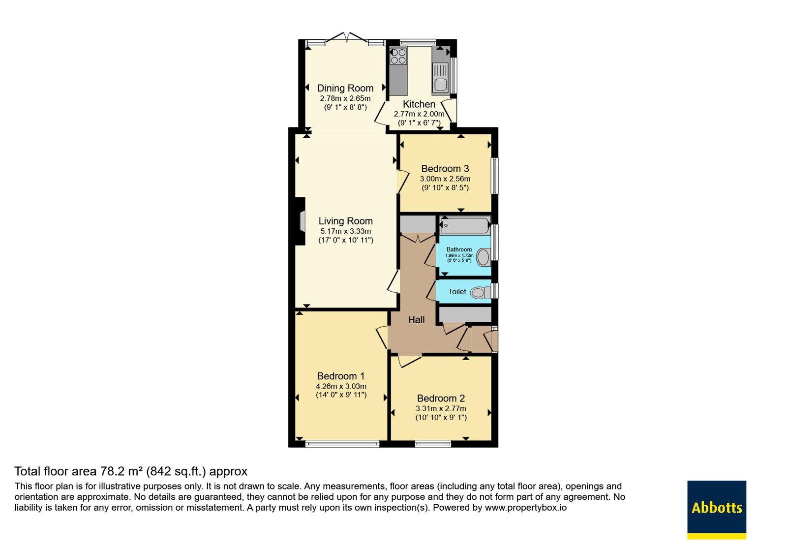 6, Chestnut Close, Stowmarket floorplan