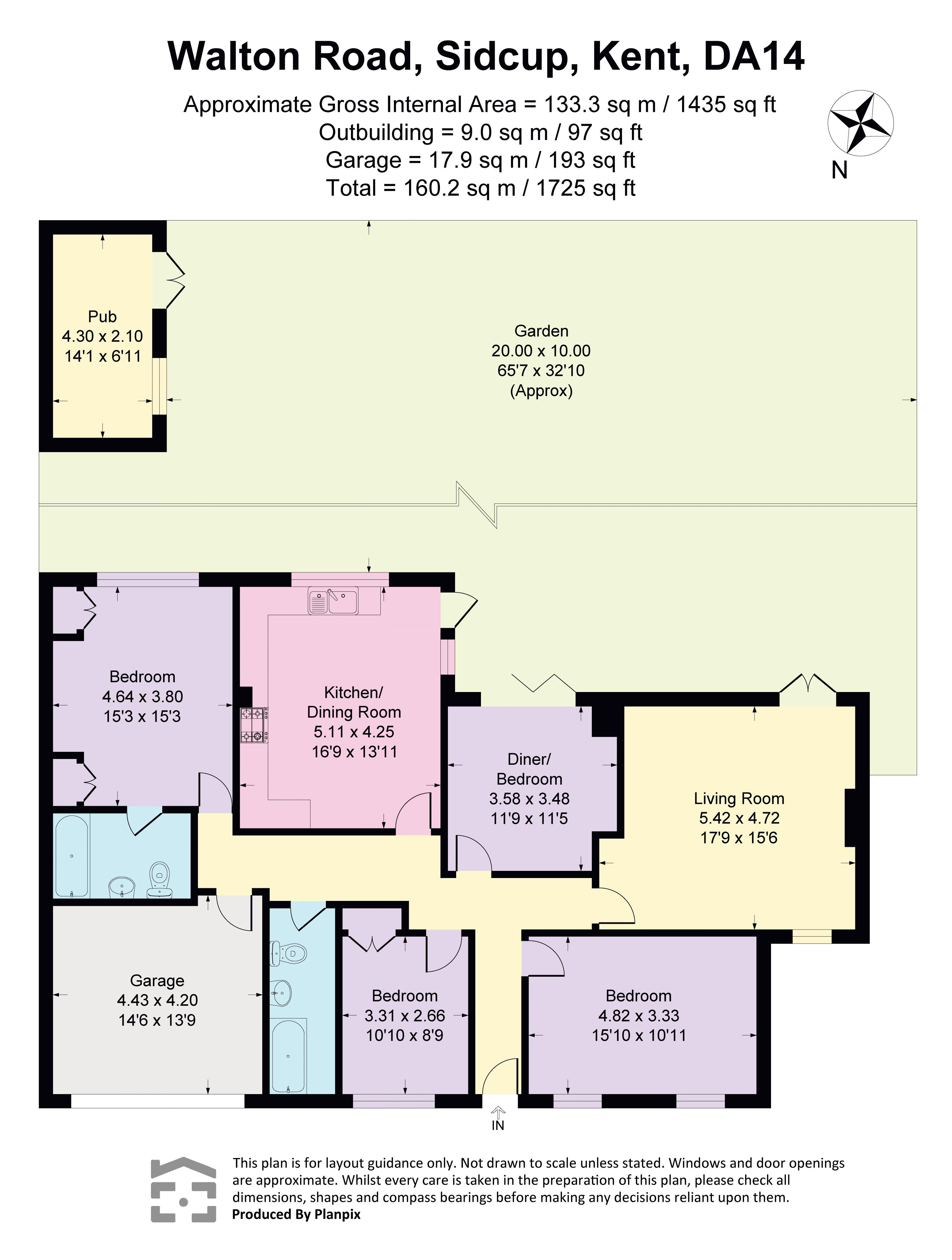 4, Walton Road, Sidcup floorplan