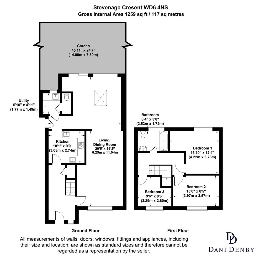 Stevenage Crescent, Borehamwood floorplan