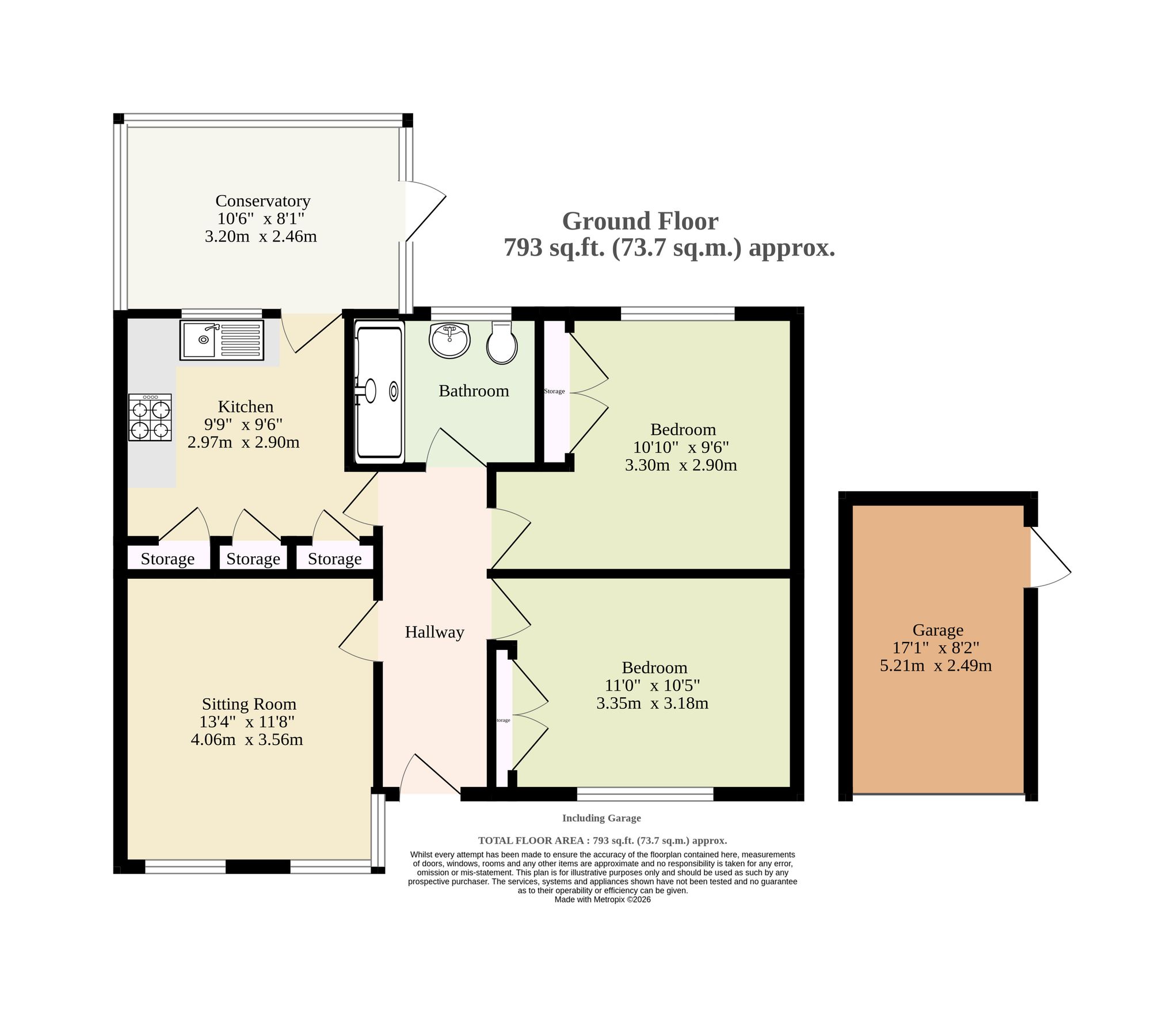 8 Old Vicarage Park, King's Lynn floorplan