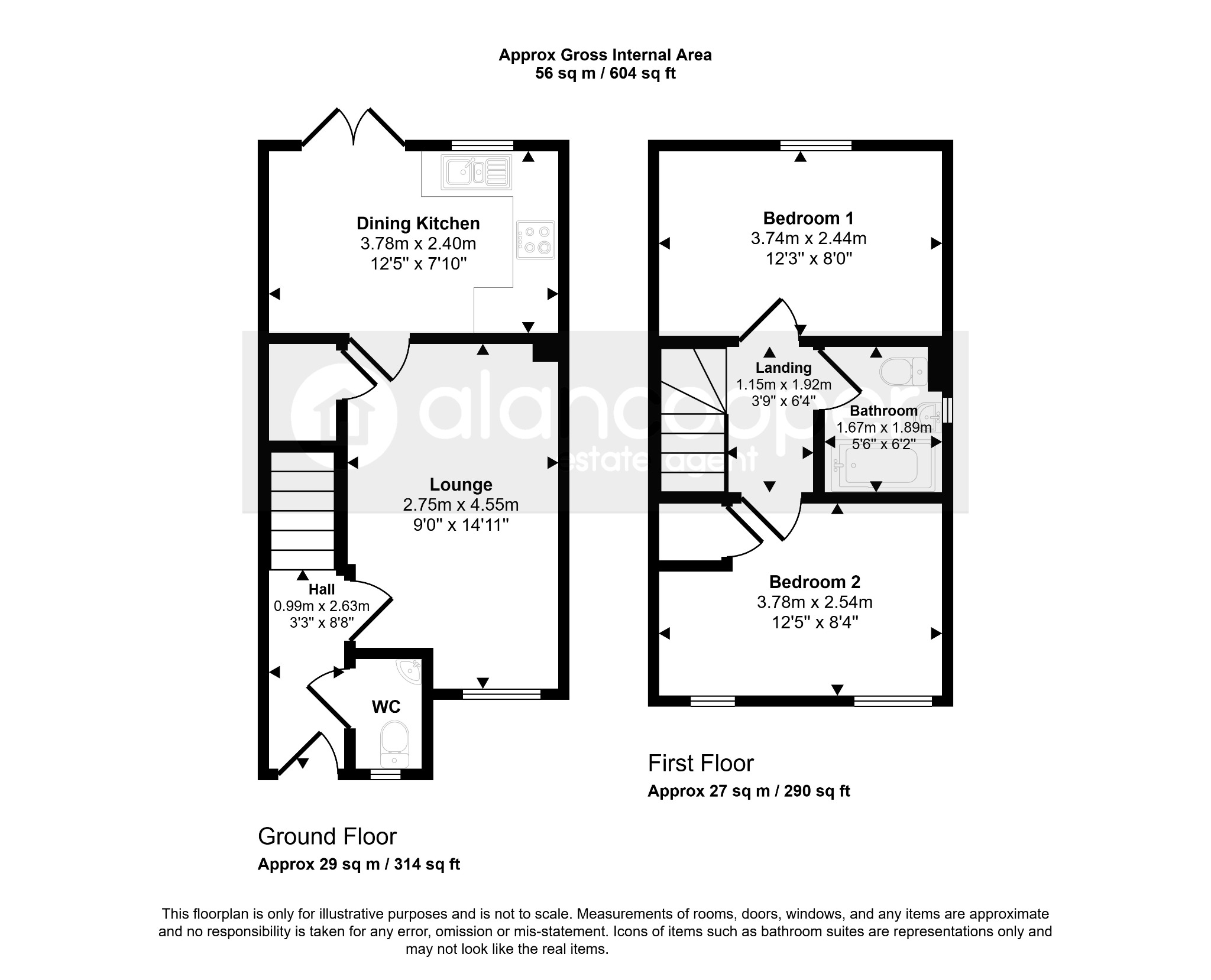 78, Julius Way, Nuneaton floorplan