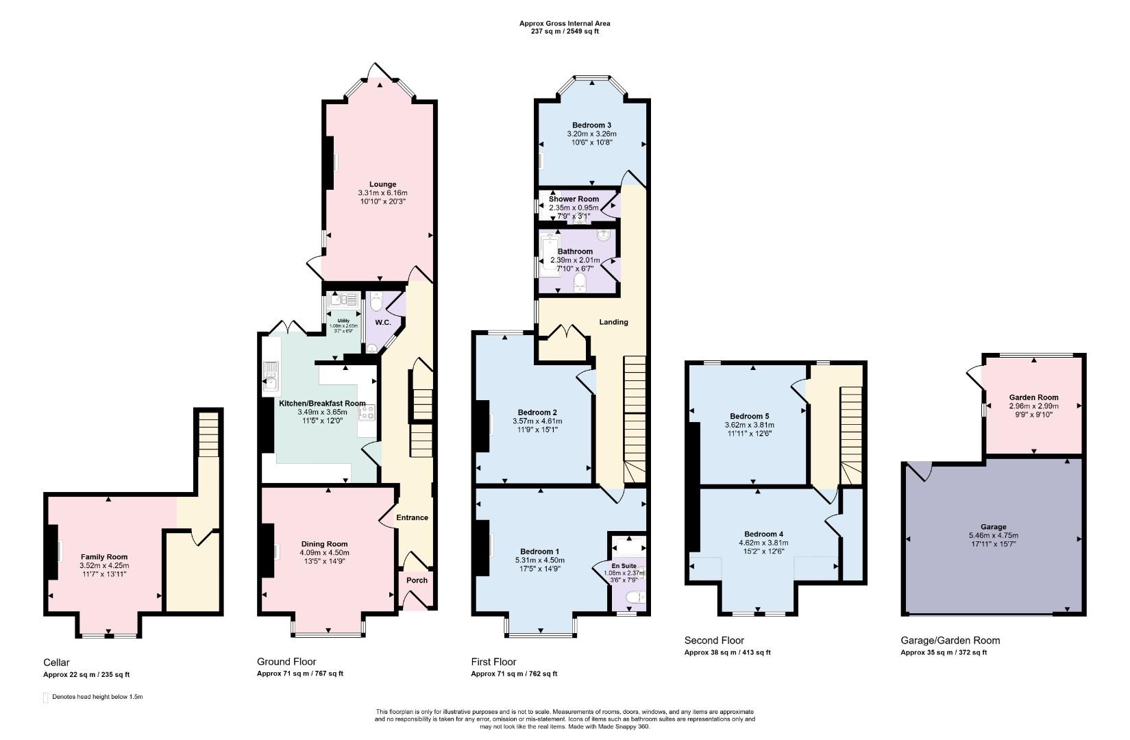 117, Clarence Avenue, Northampton floorplan