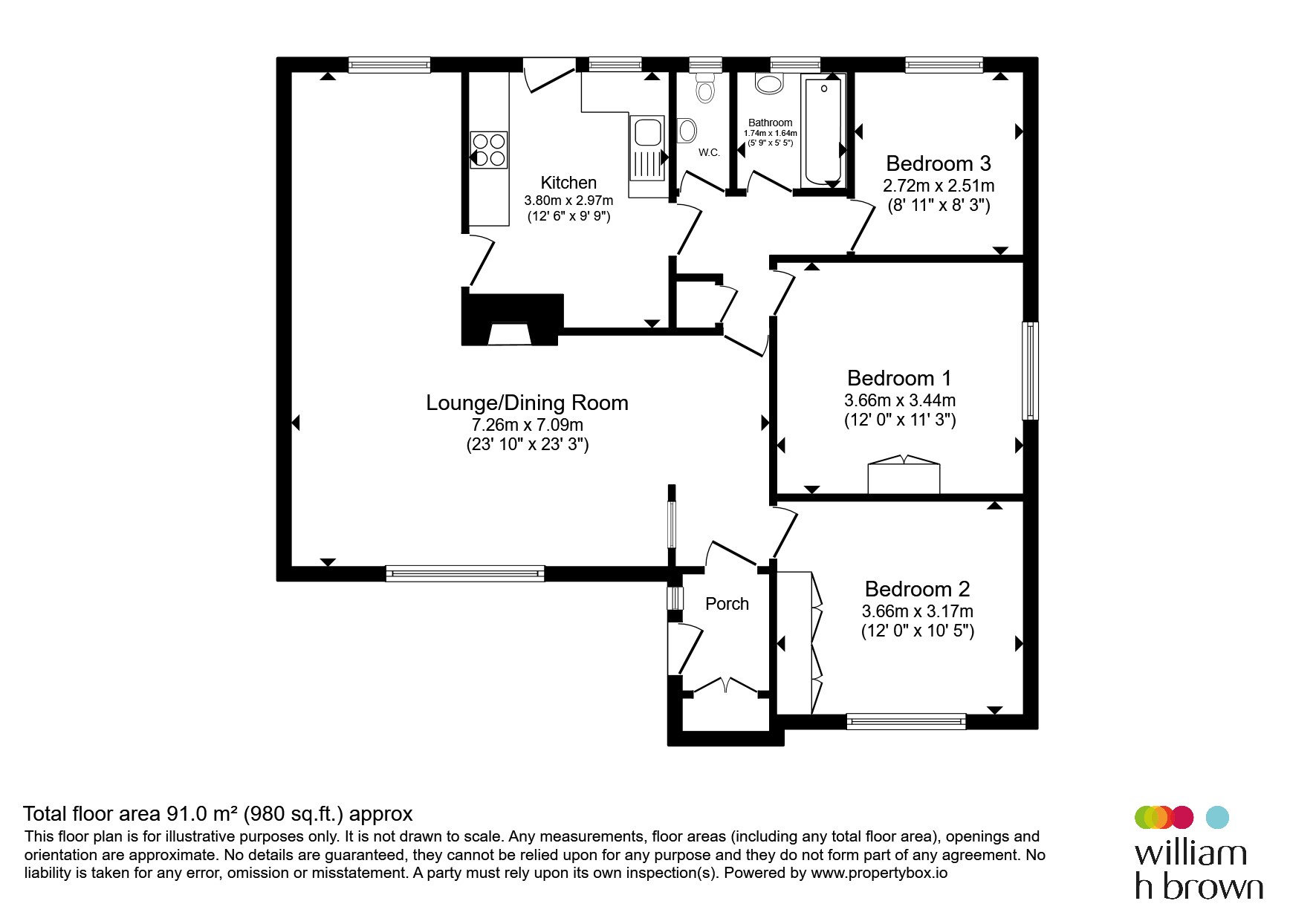 The Copse, Pontefract floorplan