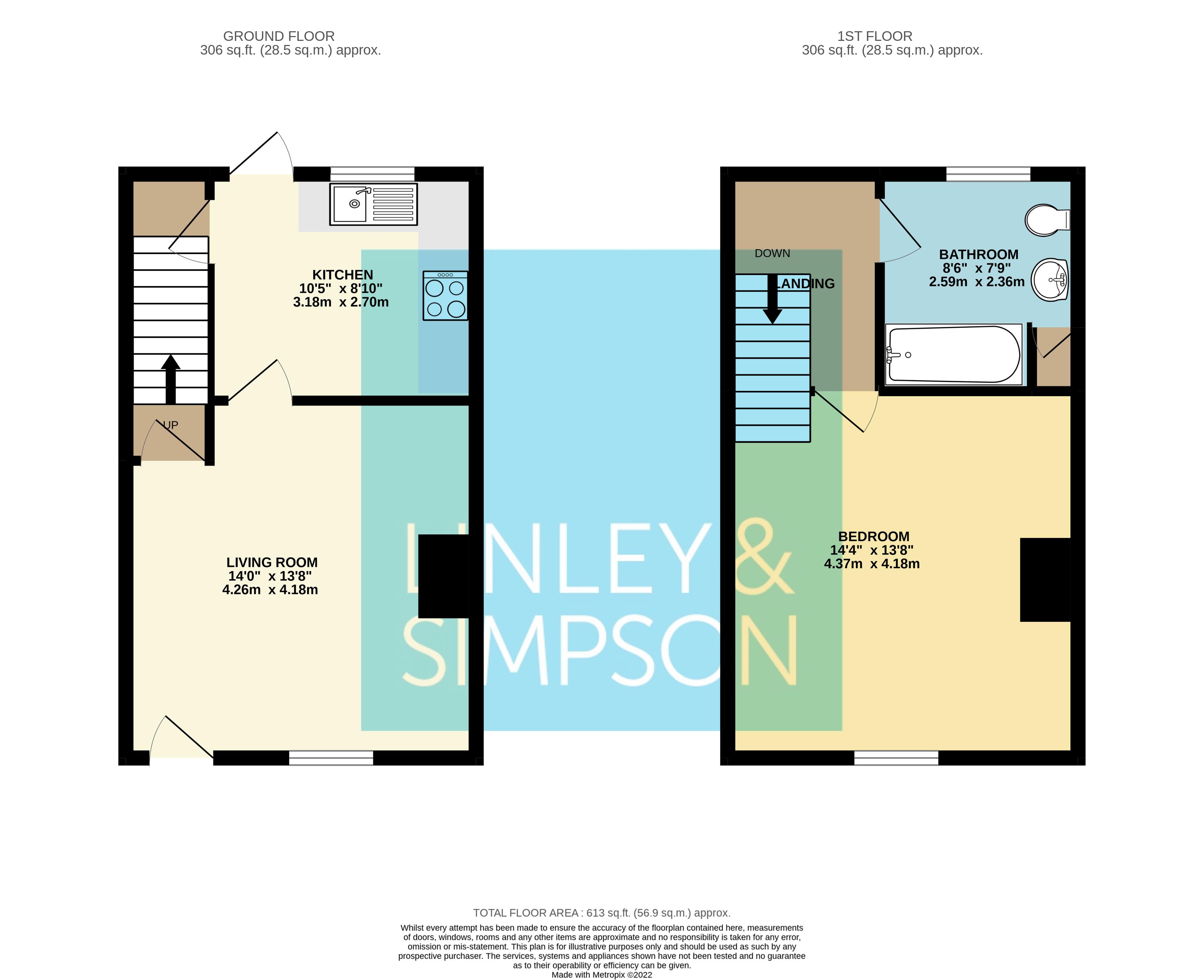 Waite Street, West Yorkshire floorplan