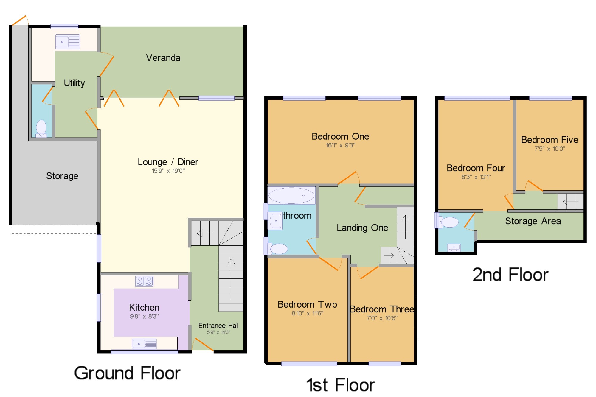 5 Bedrooms Semi-detached house for sale in Downhall Close, Rayleigh SS6