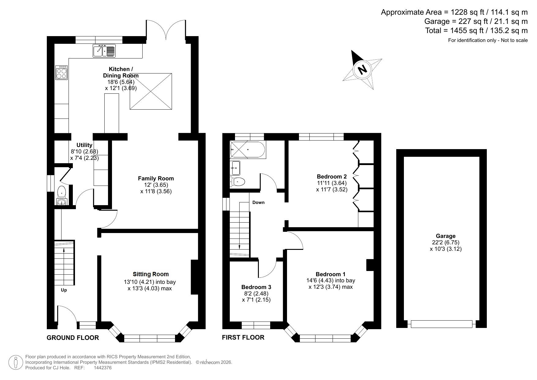 22, Hillview Road, Cheltenham floorplan
