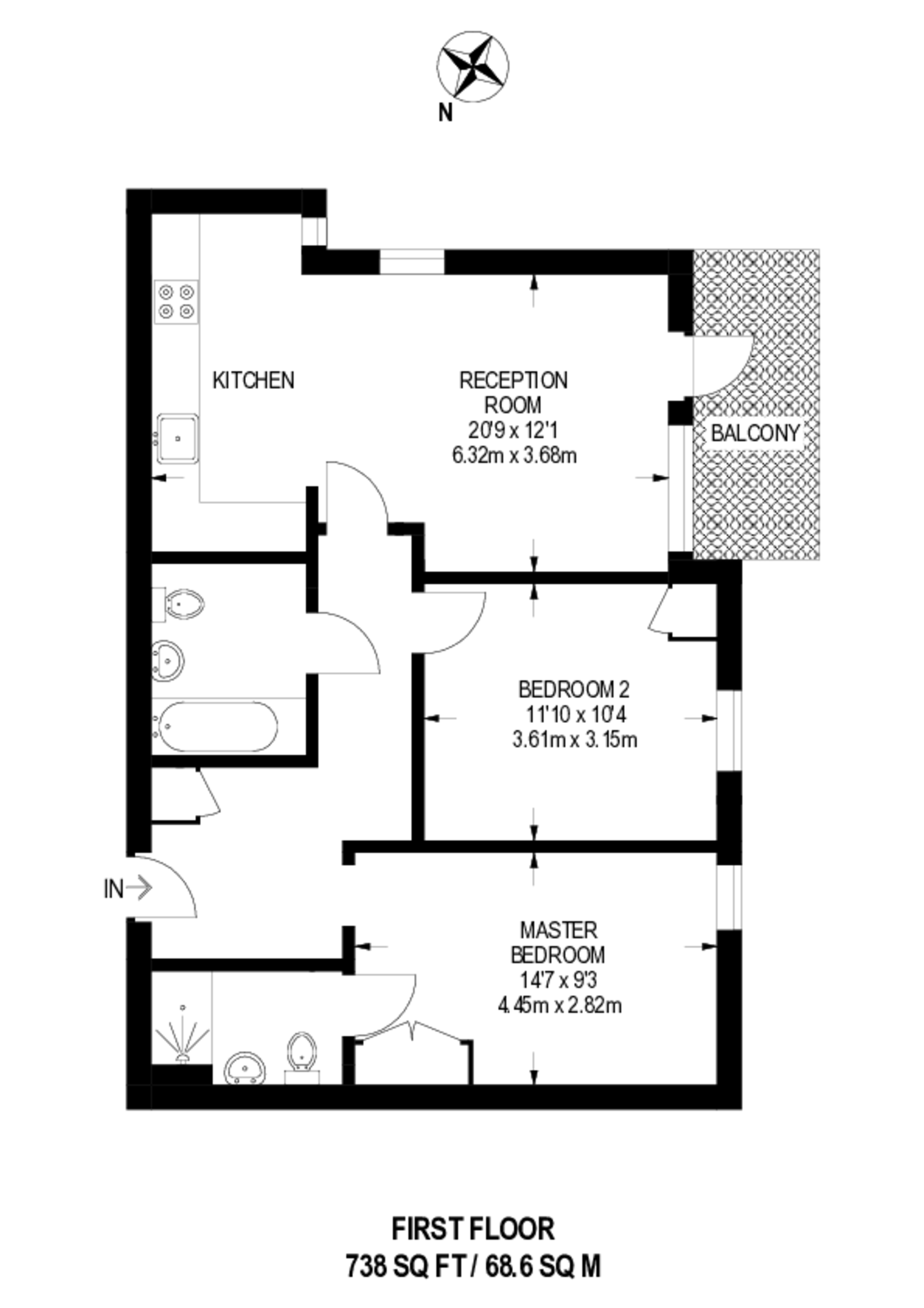 Tarves Way, Greenwich floorplan