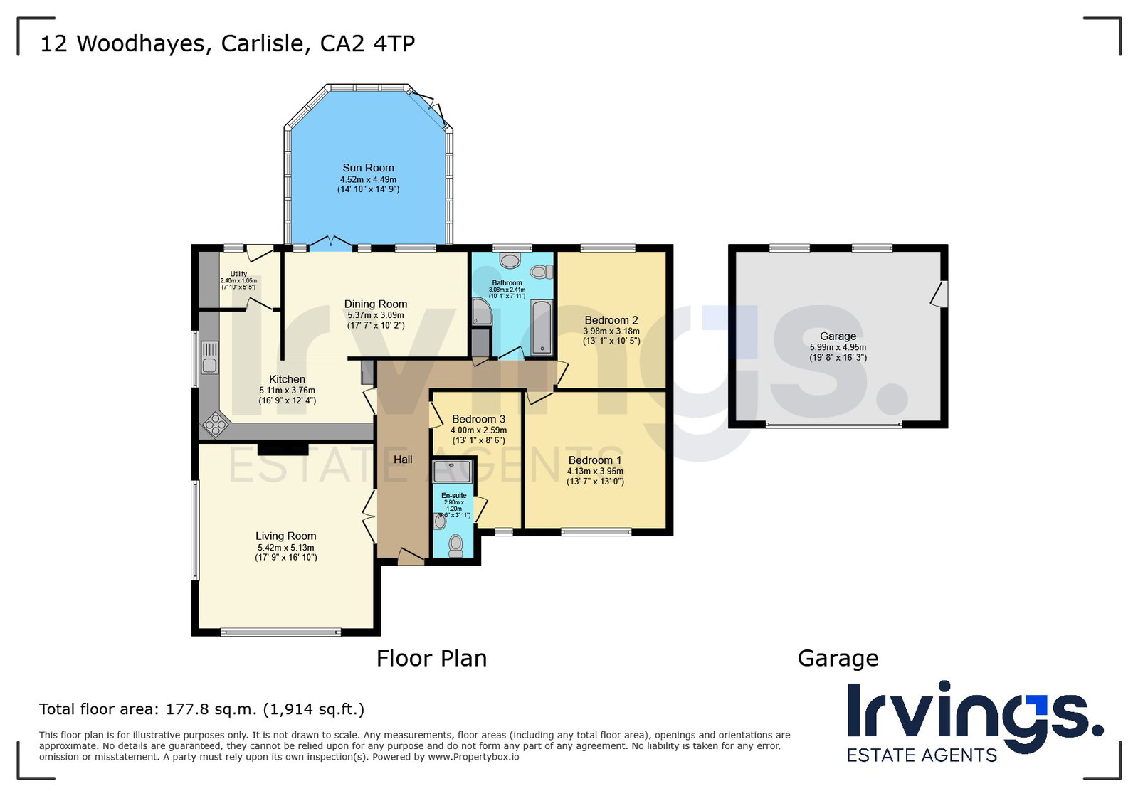 12, Woodhayes, Carlisle floorplan
