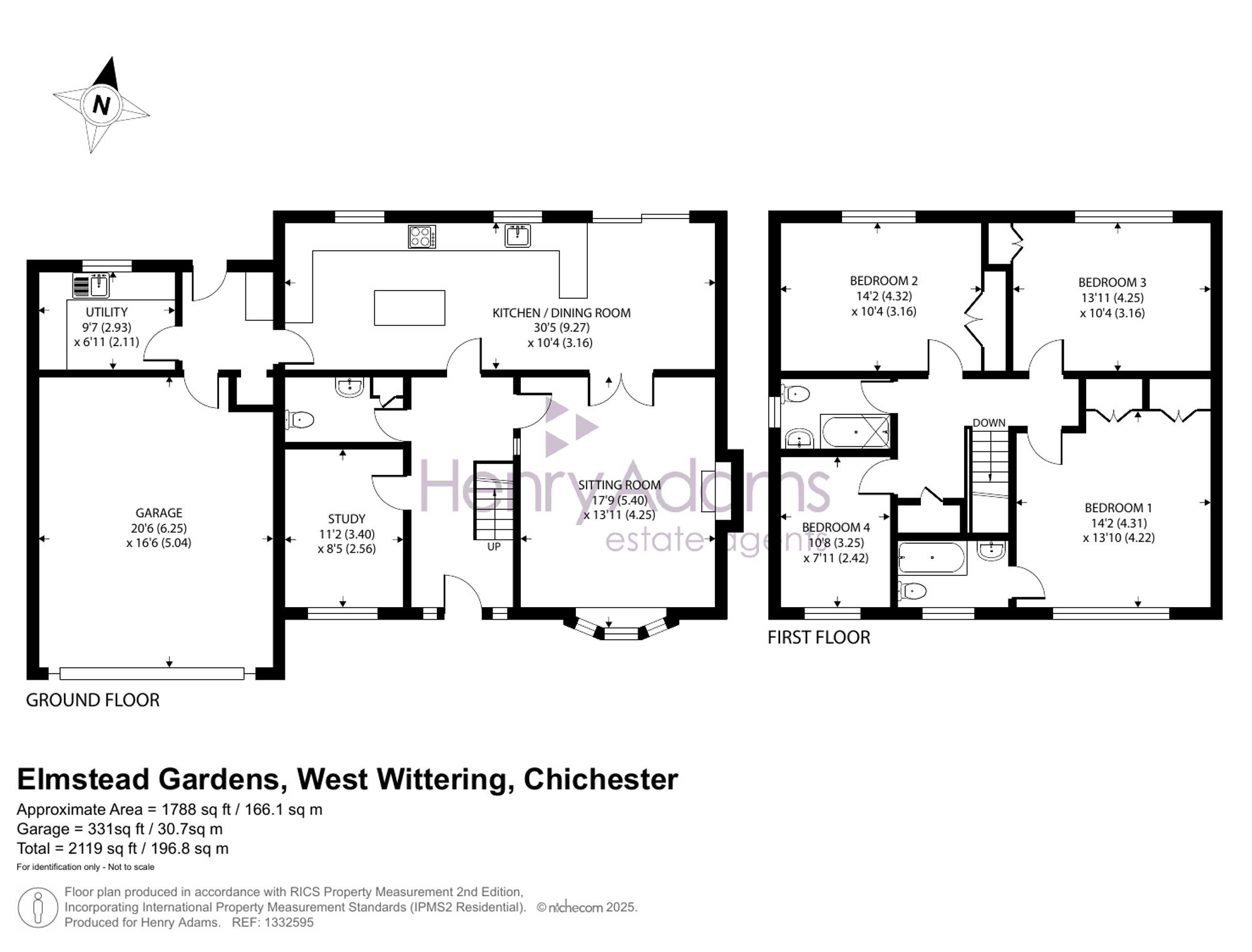 6 Elmstead Gardens, Chichester floorplan